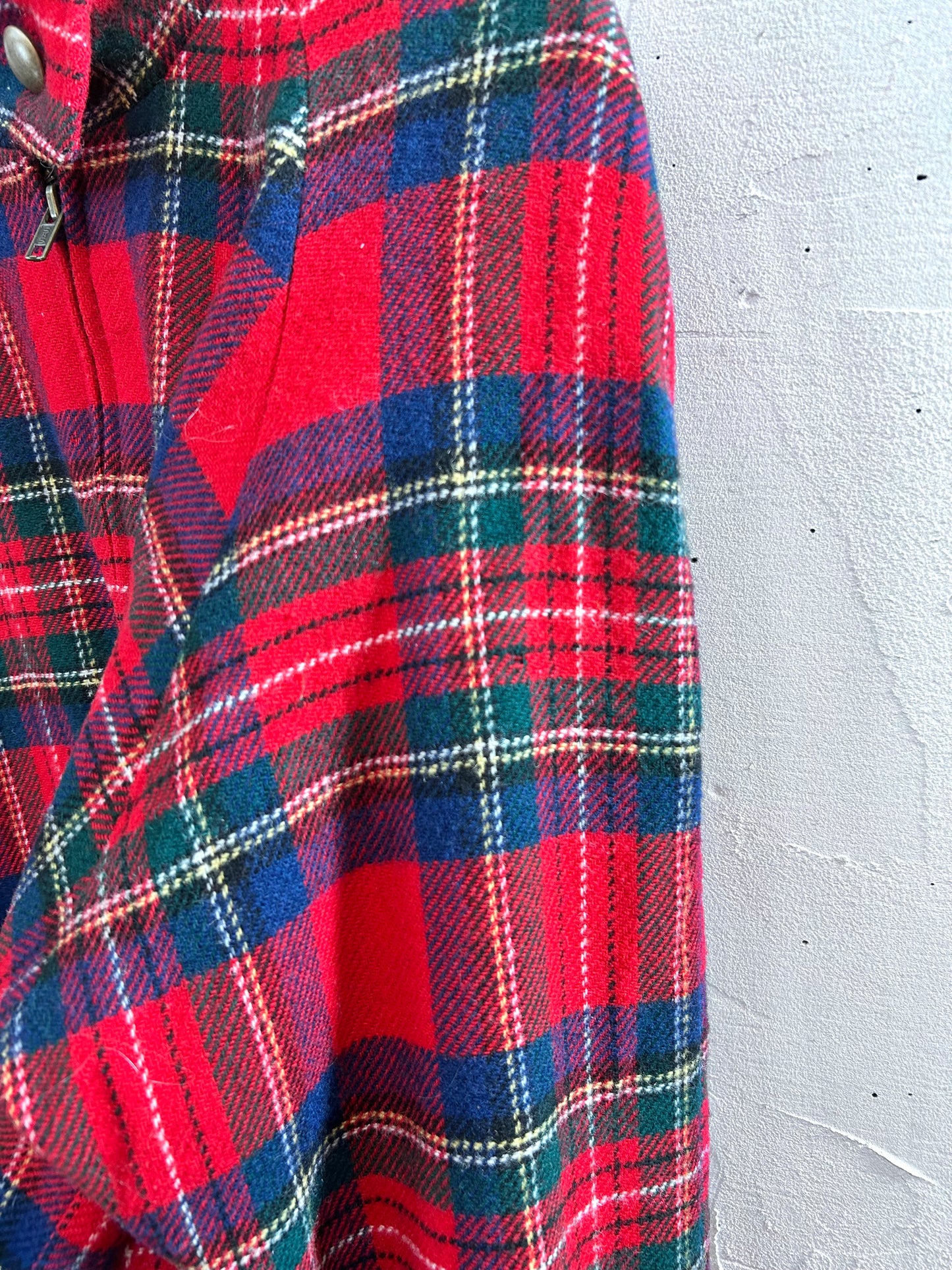 Vintage Plaid Blouson 〜PENDLETON〜 MADE IN USA  [L29102]