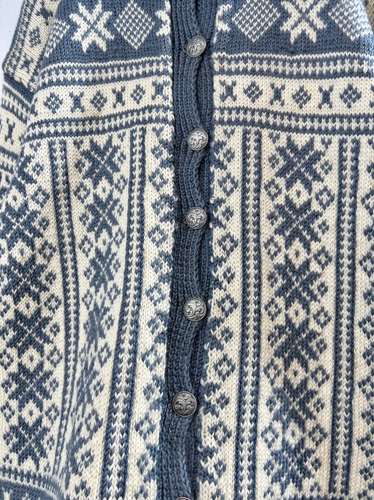 Vintage Nordic Knit Cardigan [A29328]