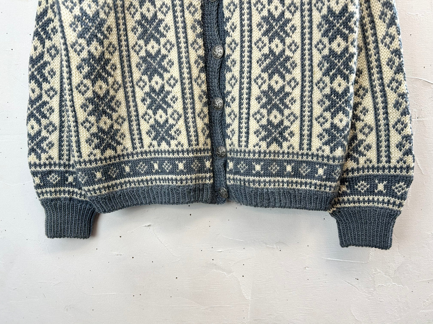 Vintage Nordic Knit Cardigan [A29328]