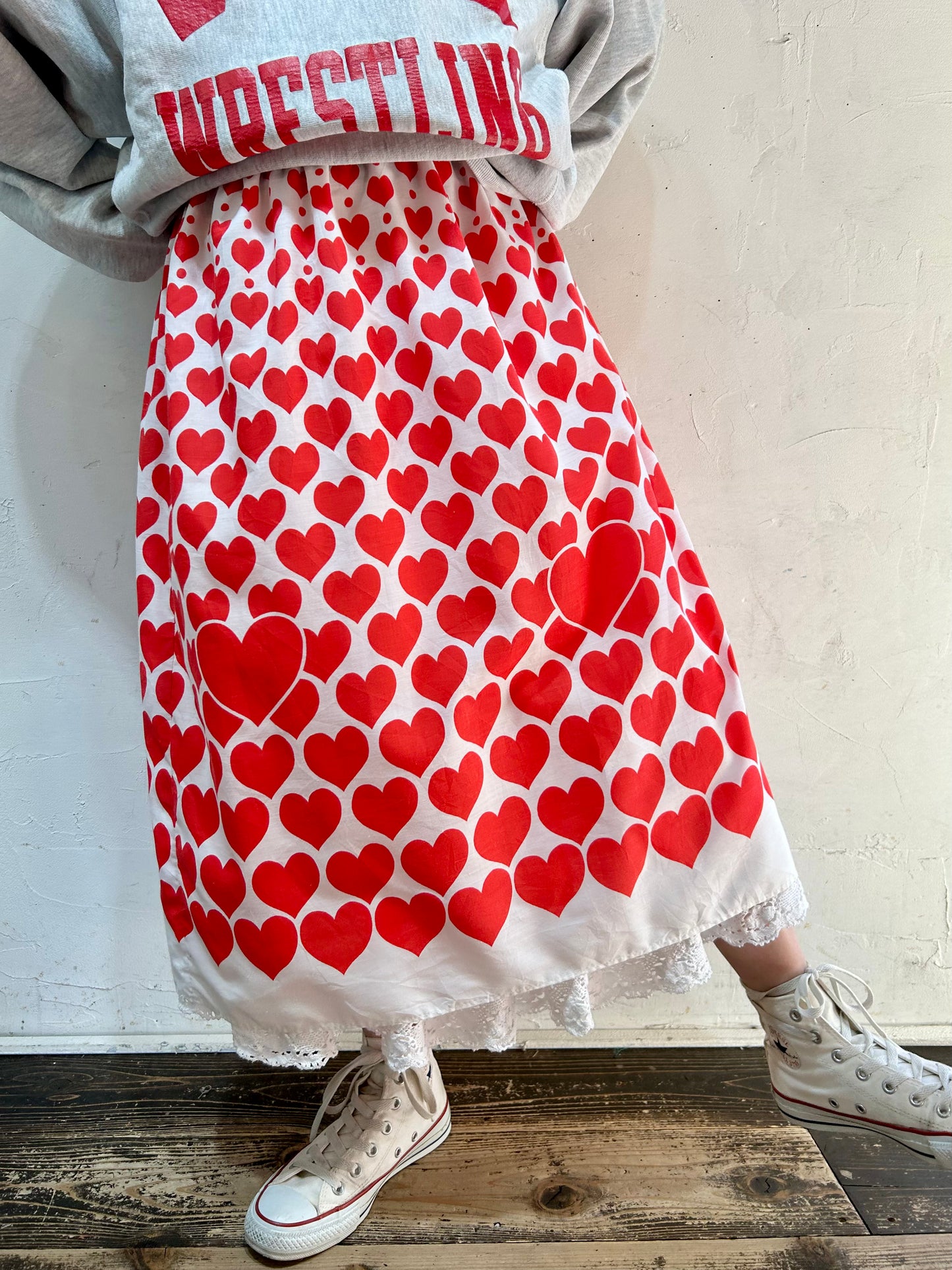 Vintage Heart Skirt [B26232]