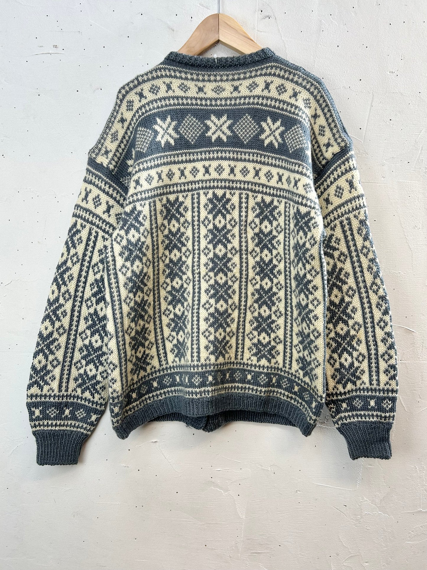 Vintage Nordic Knit Cardigan [A29328]