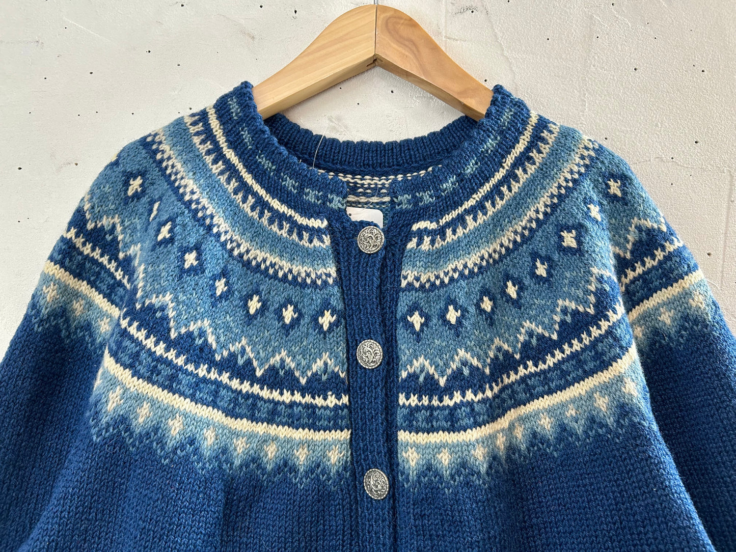 Vintage Nordic Knit Cardigan [A29330]