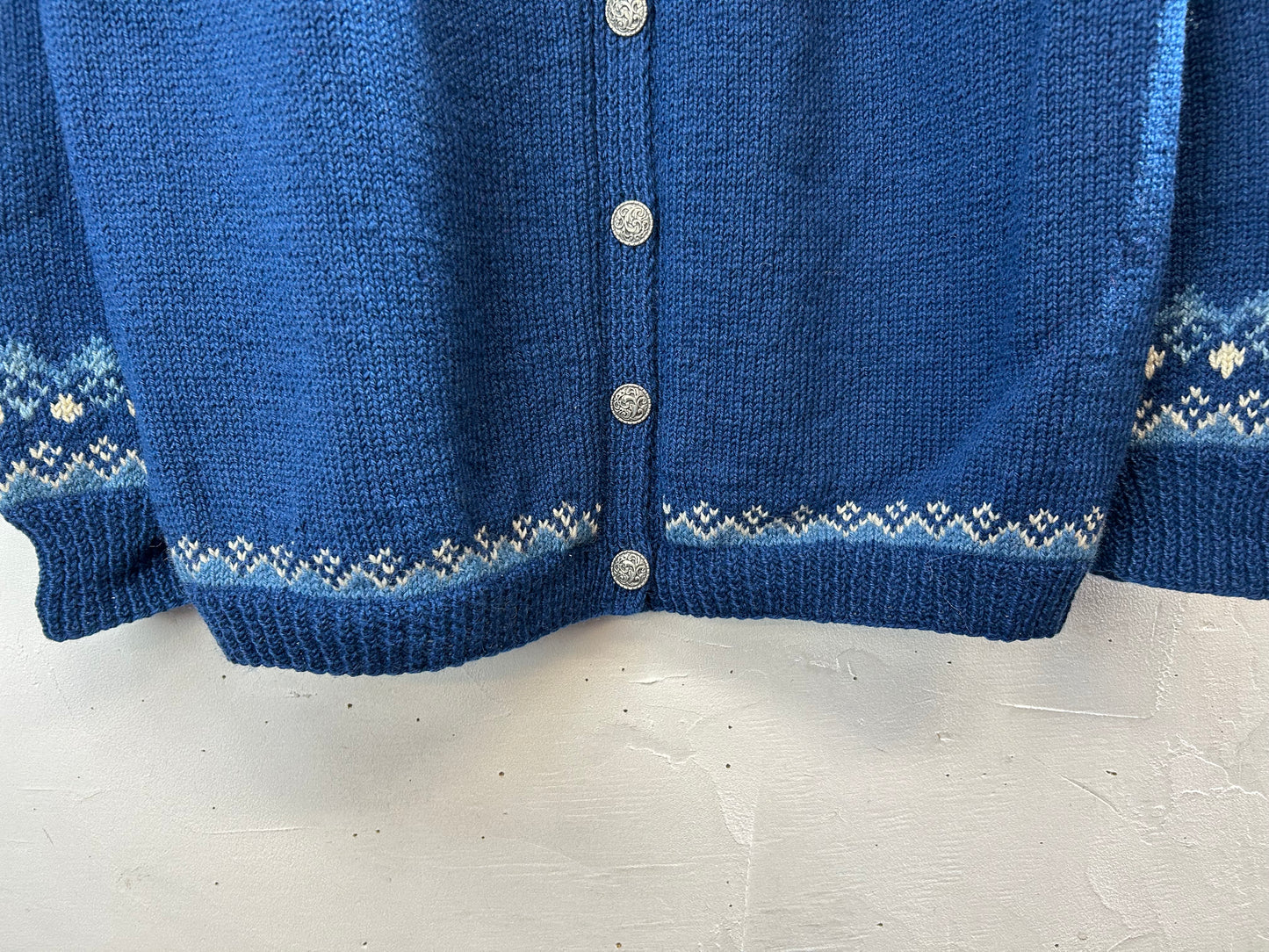 Vintage Nordic Knit Cardigan [A29330]