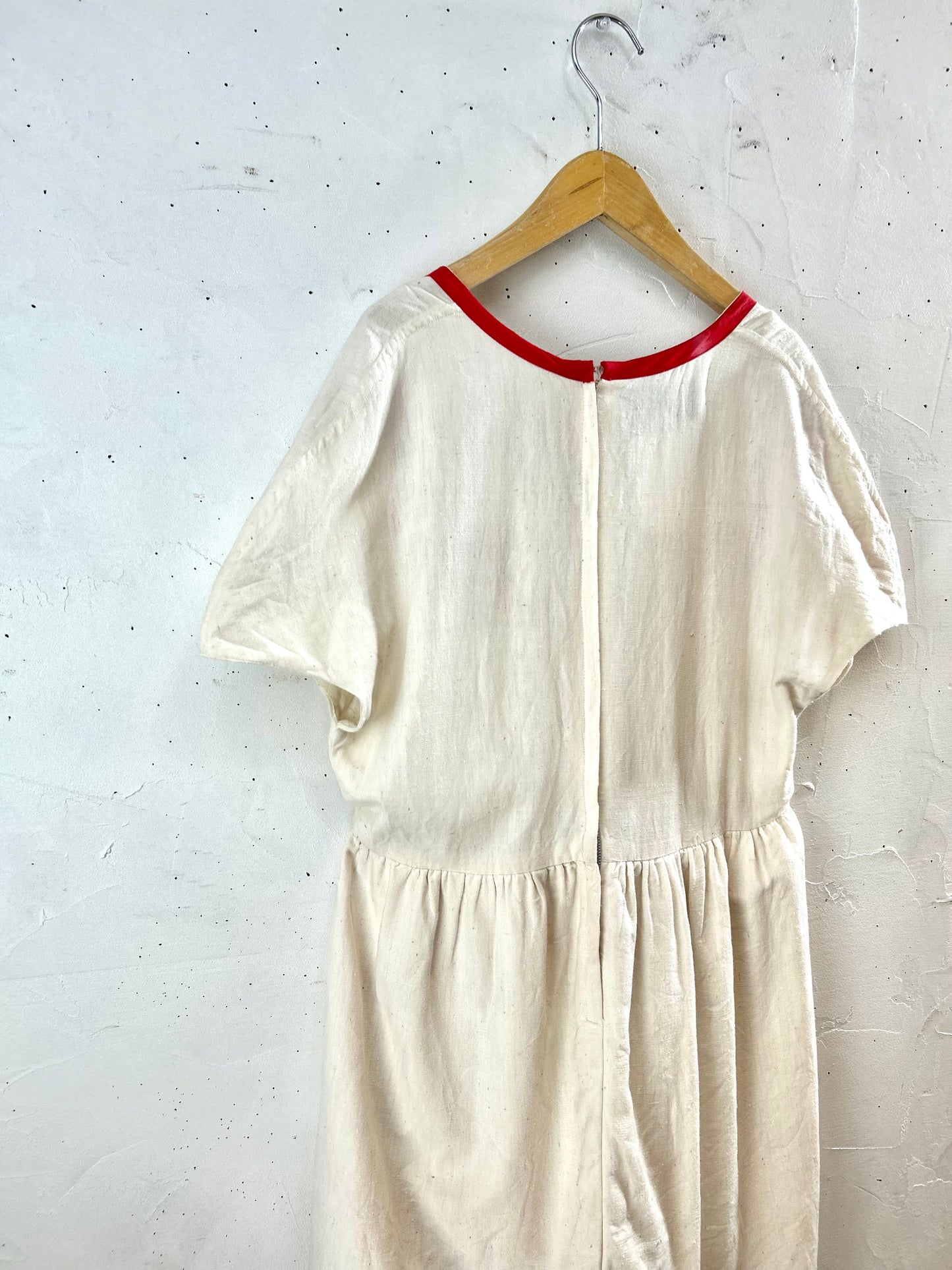 Vintage HAND MADE  Dress MADE IN MEXICO  [E30189]