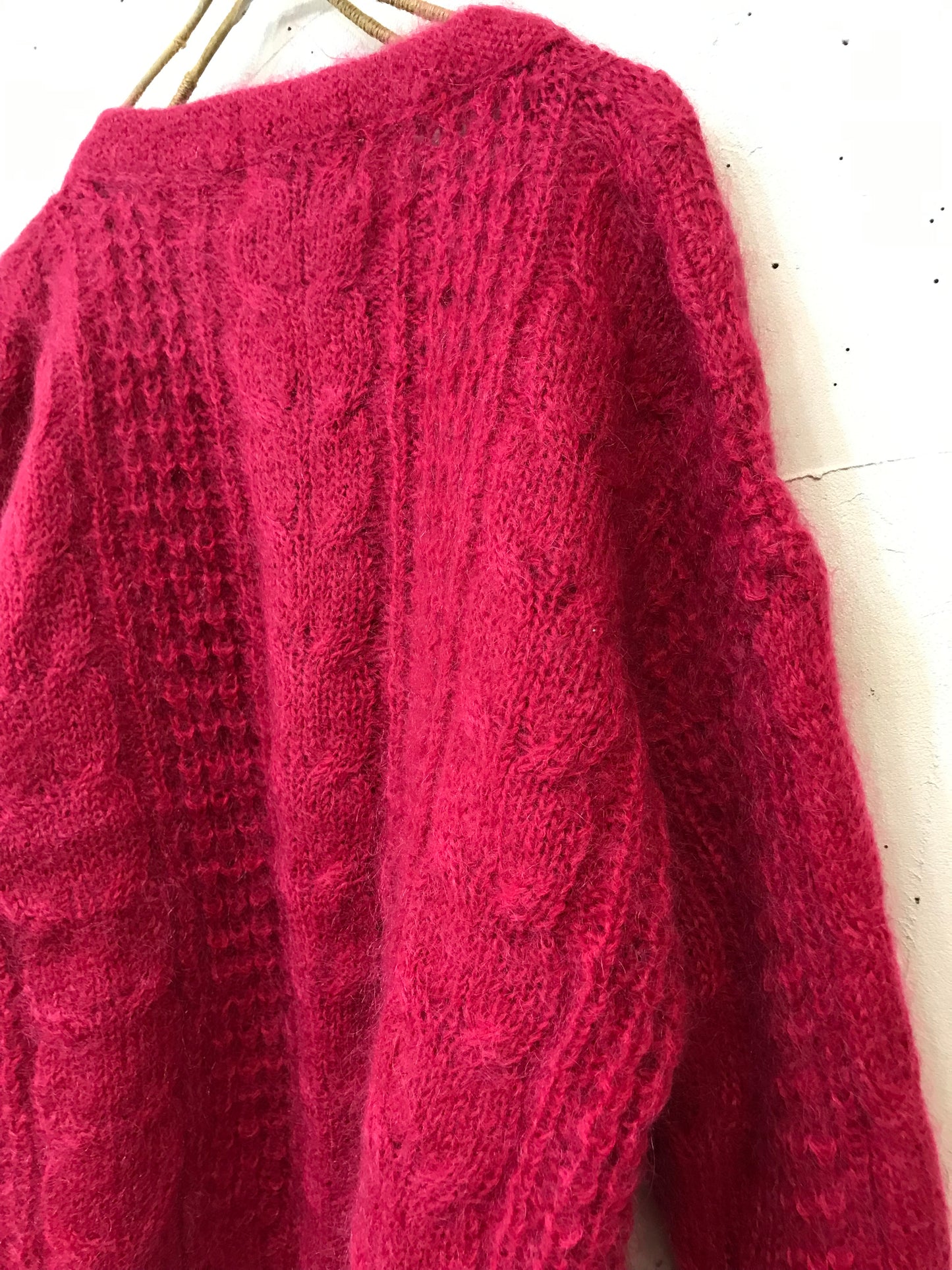 Vintage Mohair Knit Cardigan[K25549]