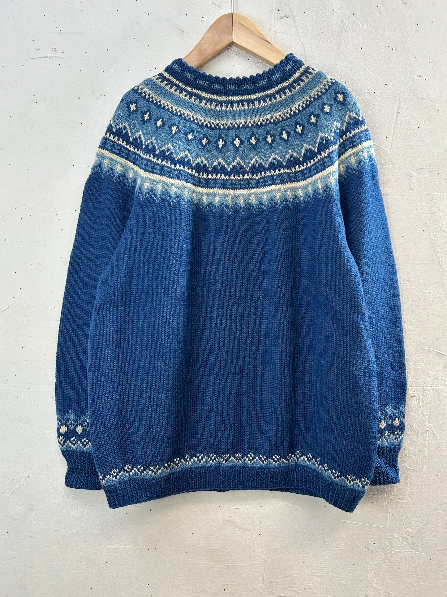 Vintage Nordic Knit Cardigan [A29330]