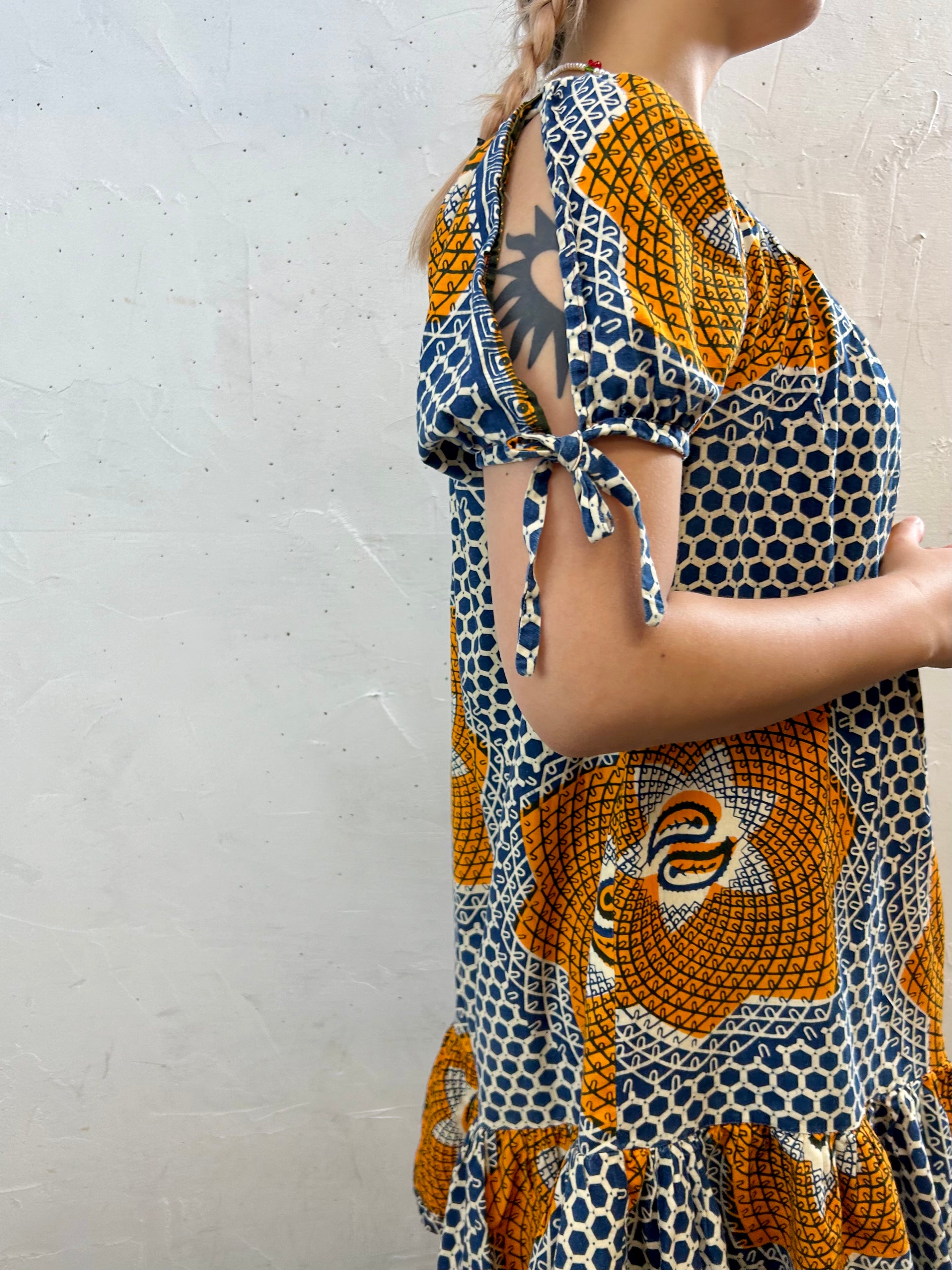 Vintage African Batik Dress [G28048] – GROGGROG
