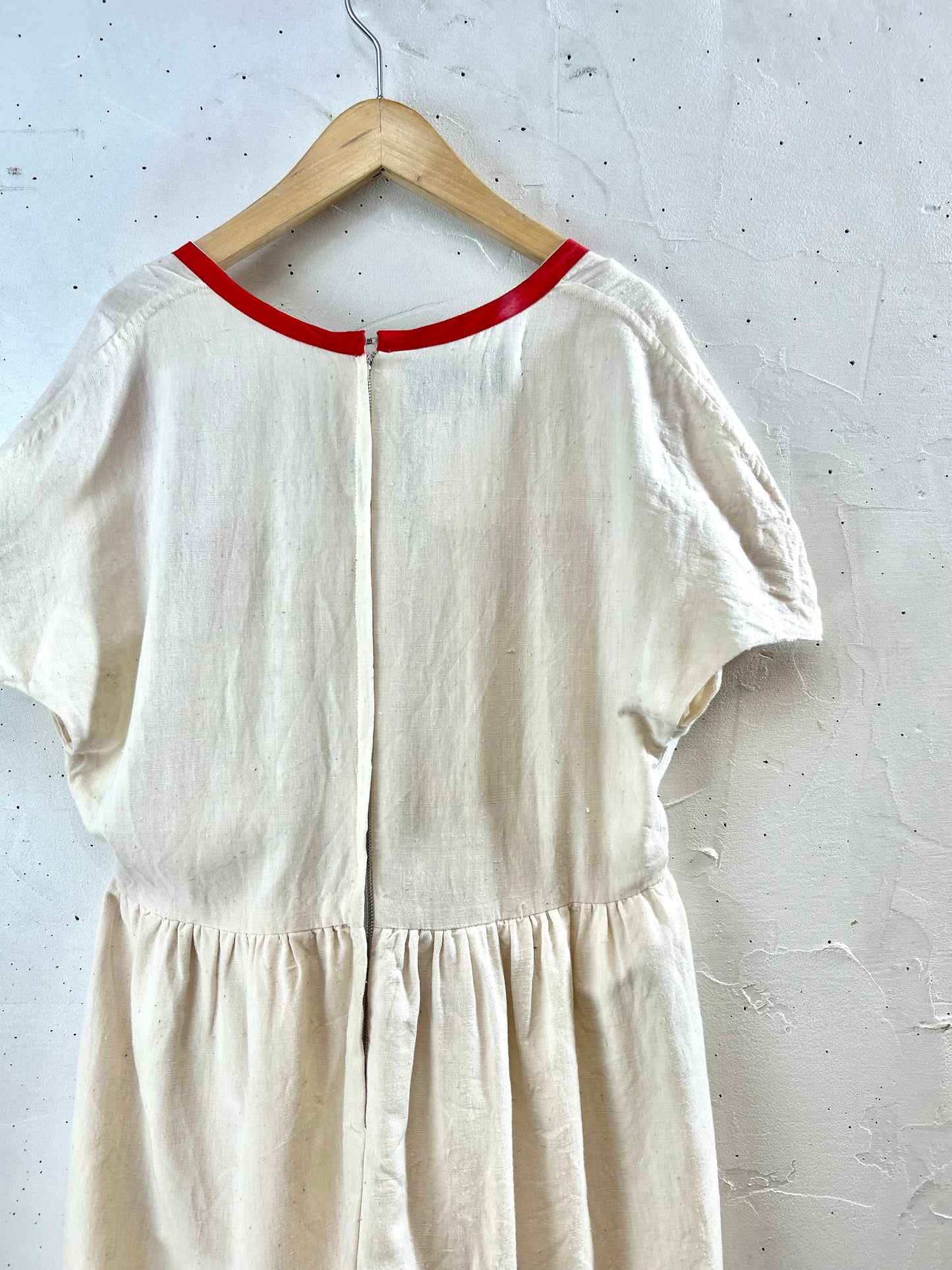 Vintage HAND MADE  Dress MADE IN MEXICO  [E30189]