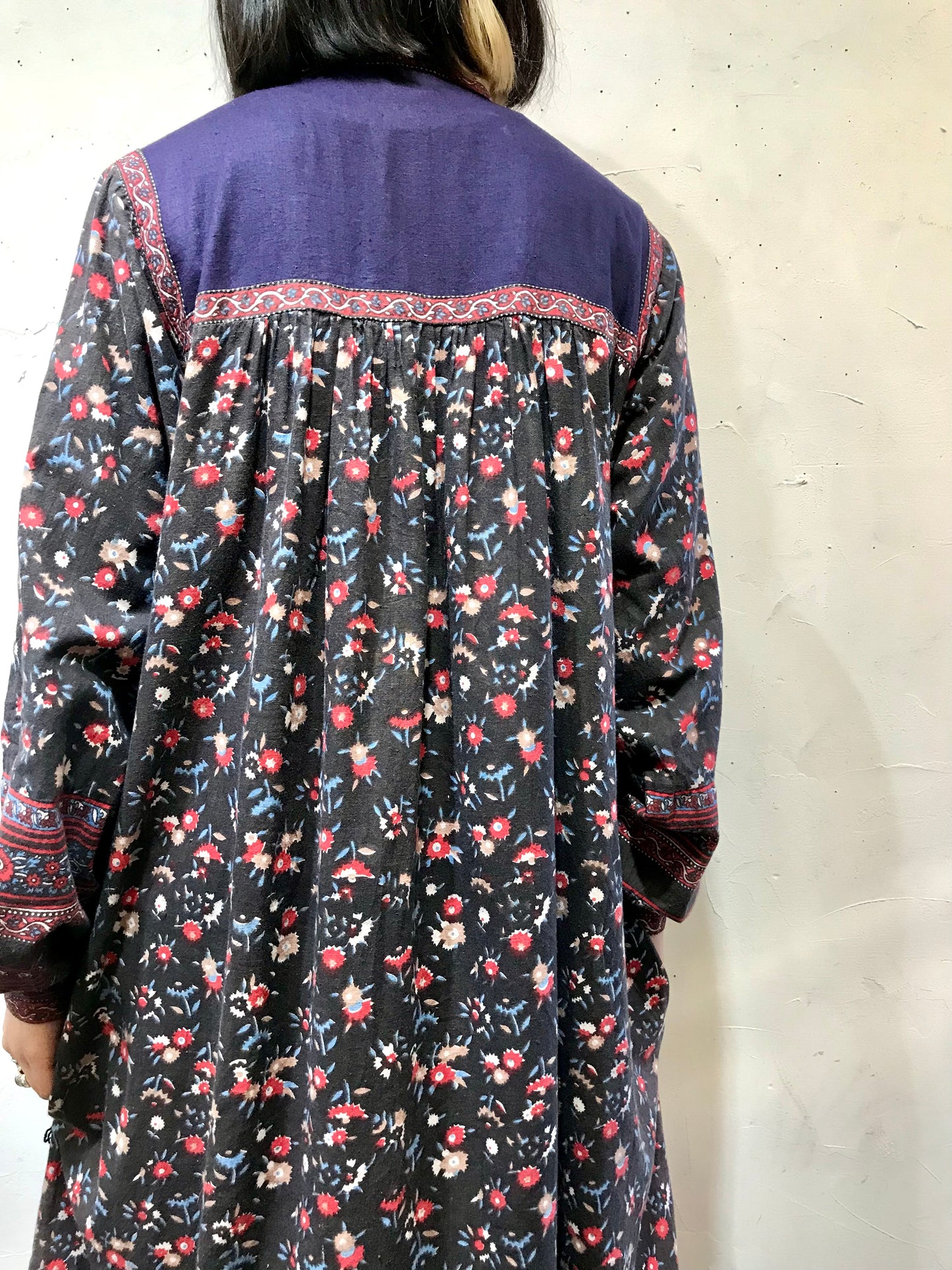 Vintage Indian Cotton Dress  [A25989]