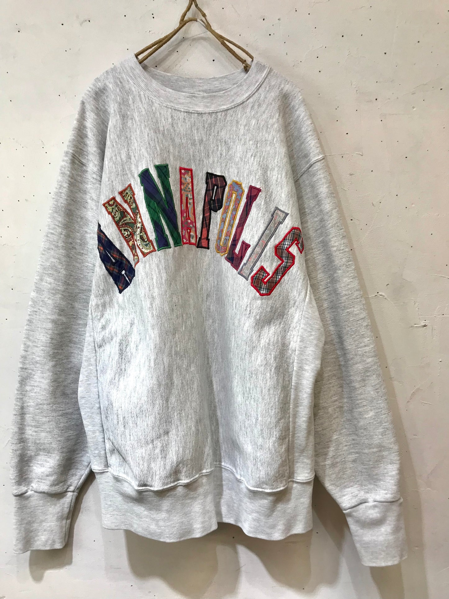 Vintage Patch Sweat MADE IN USA [K25550]