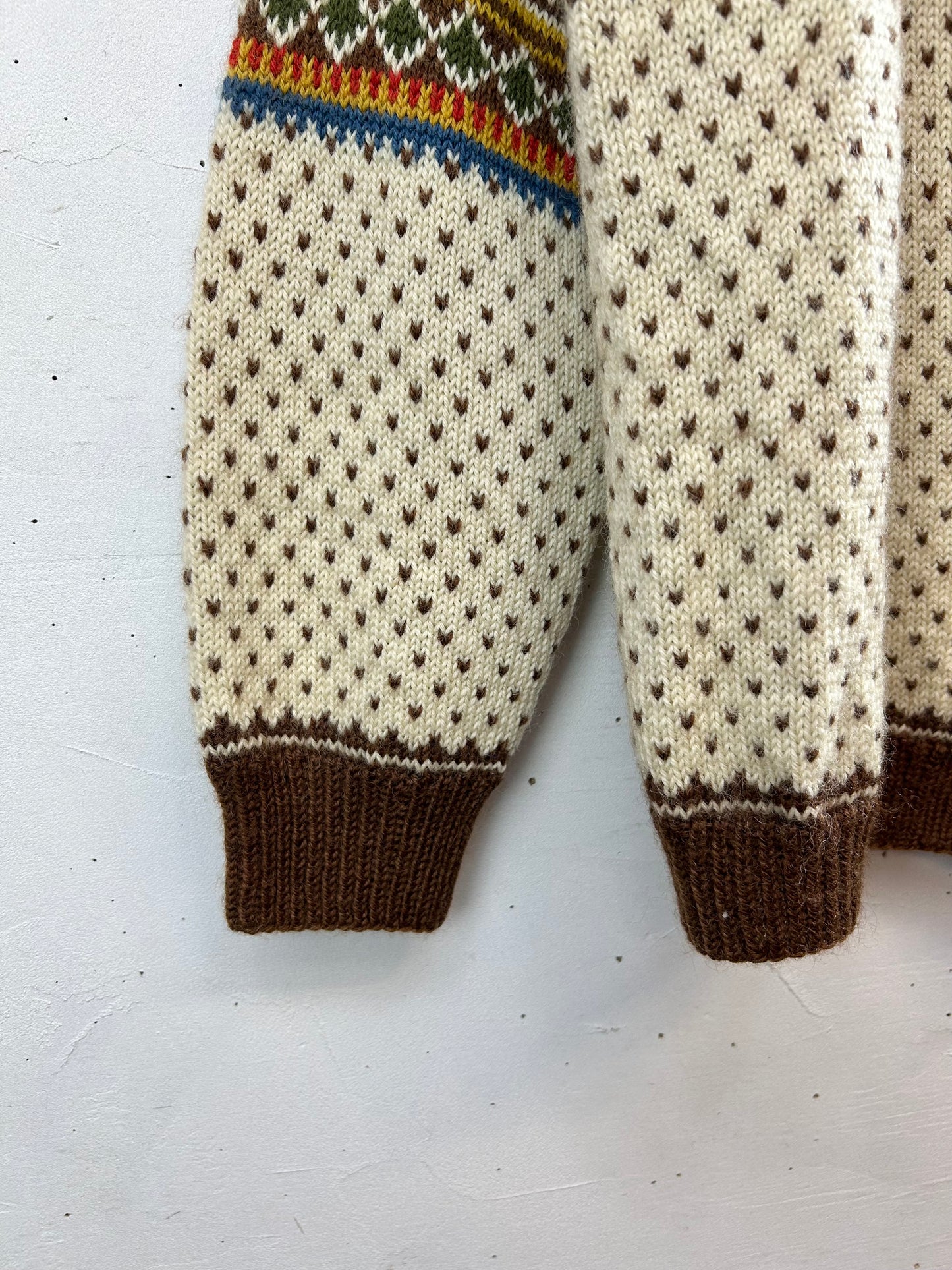 Vintage Nordic Knit Cardigan [A29331]
