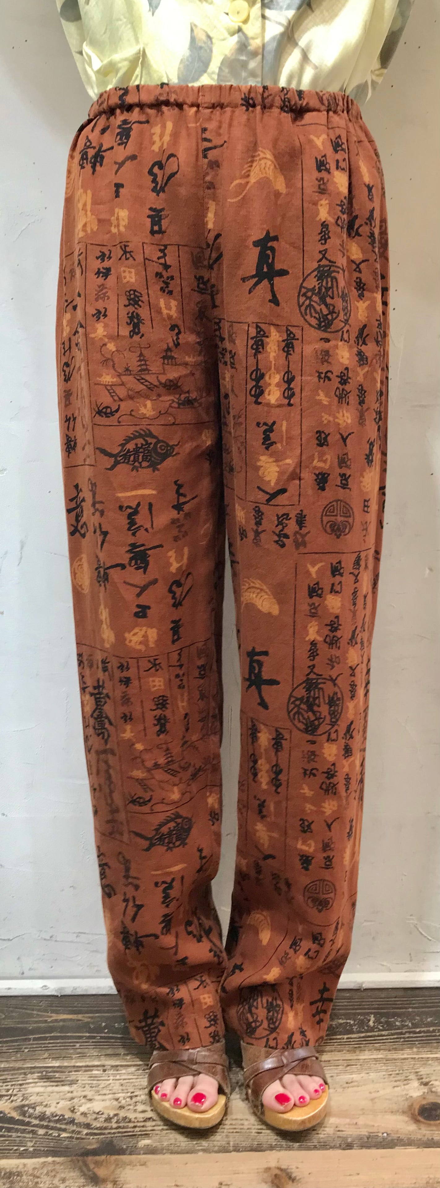 Vintage Linen Pants 〜CHICO’S DESIGN〜 [H24720]