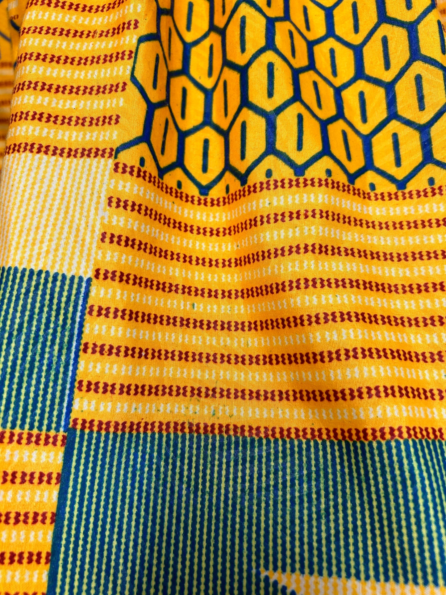 Vintage African Batik Dress [G28049]