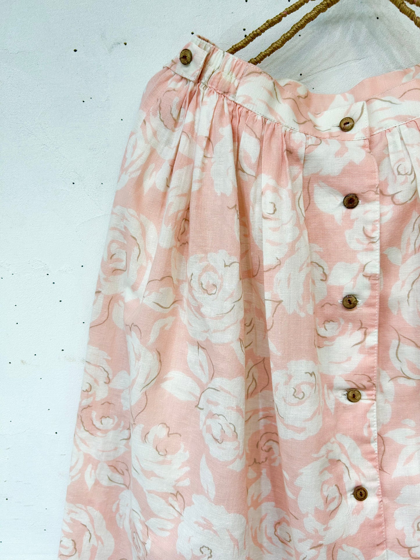 Vintage Rose Pattern Skirt [D26705]