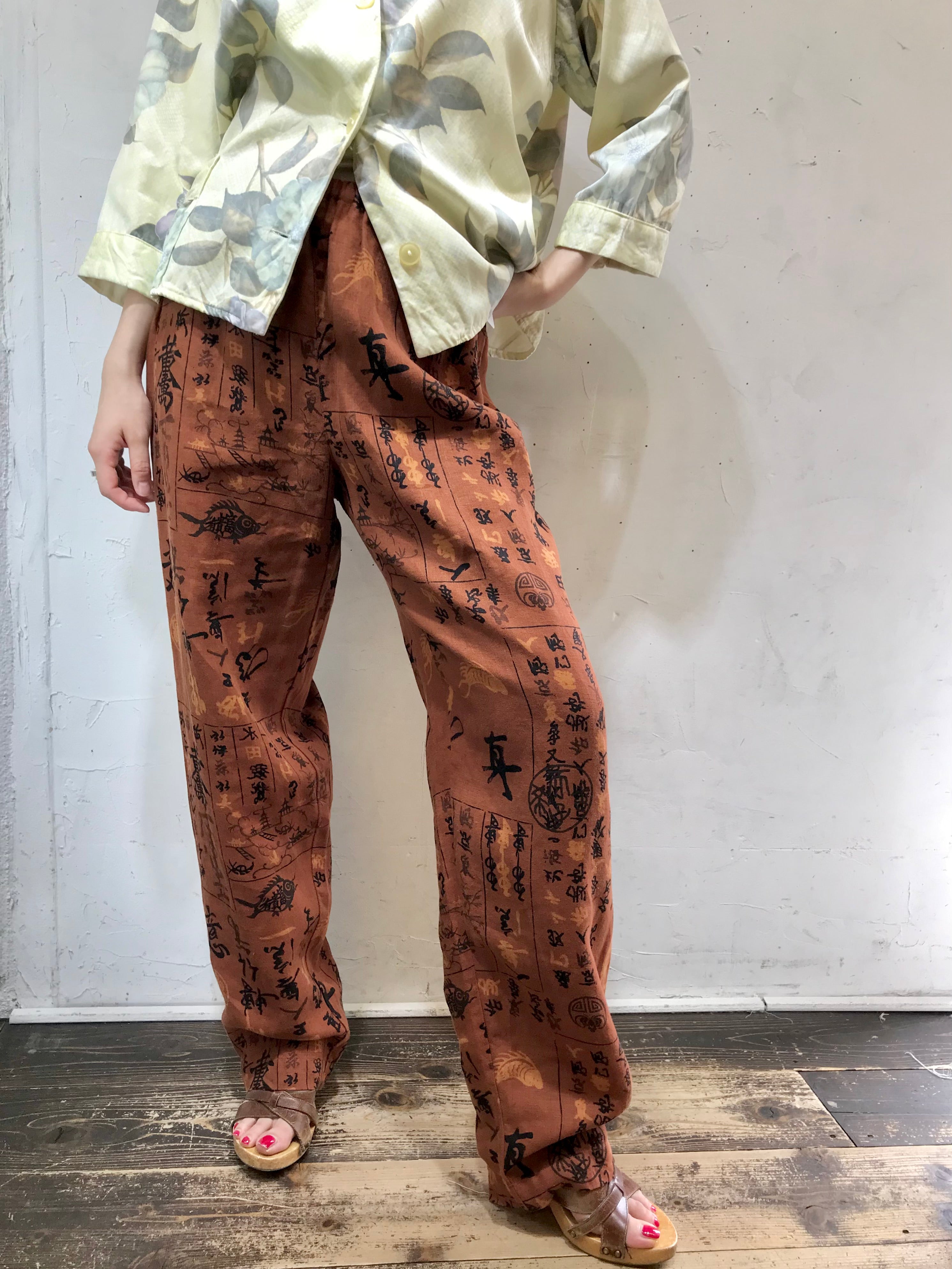 Vintage Linen Pants 〜CHICO'S DESIGN〜 [H24720] – GROGGROG