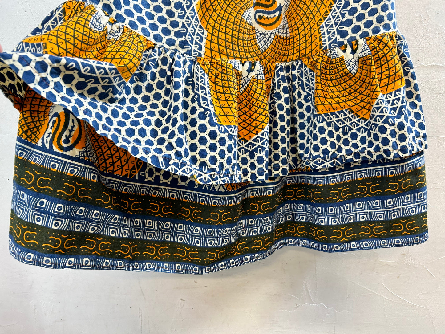 Vintage African Batik Dress [G28048]