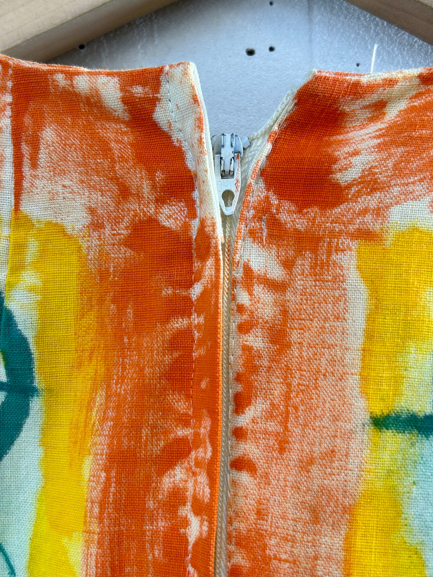 ’70s Vintage Hand Painted Dress [G28050]