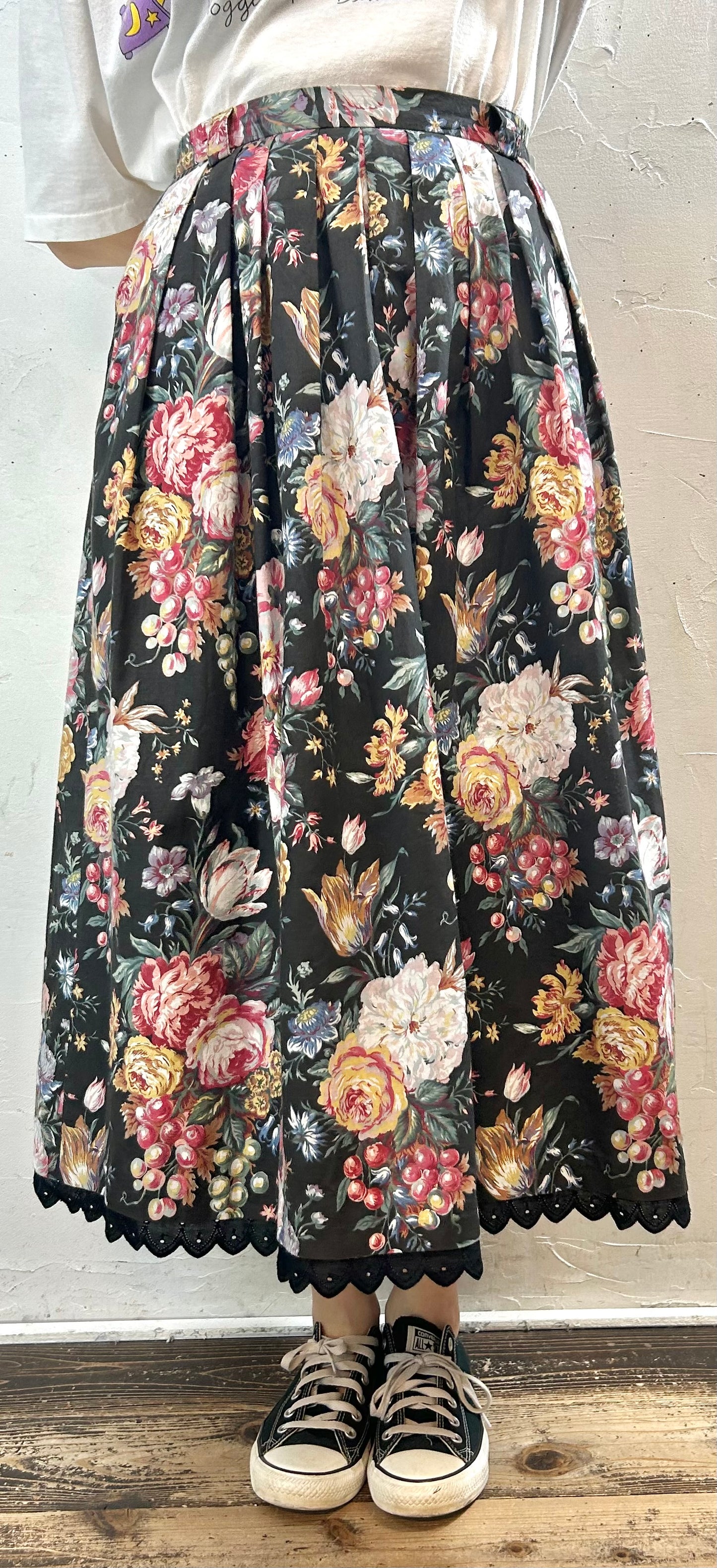 Vintage Tyrol Skirt 〜Distler Tachten〜[F27262]