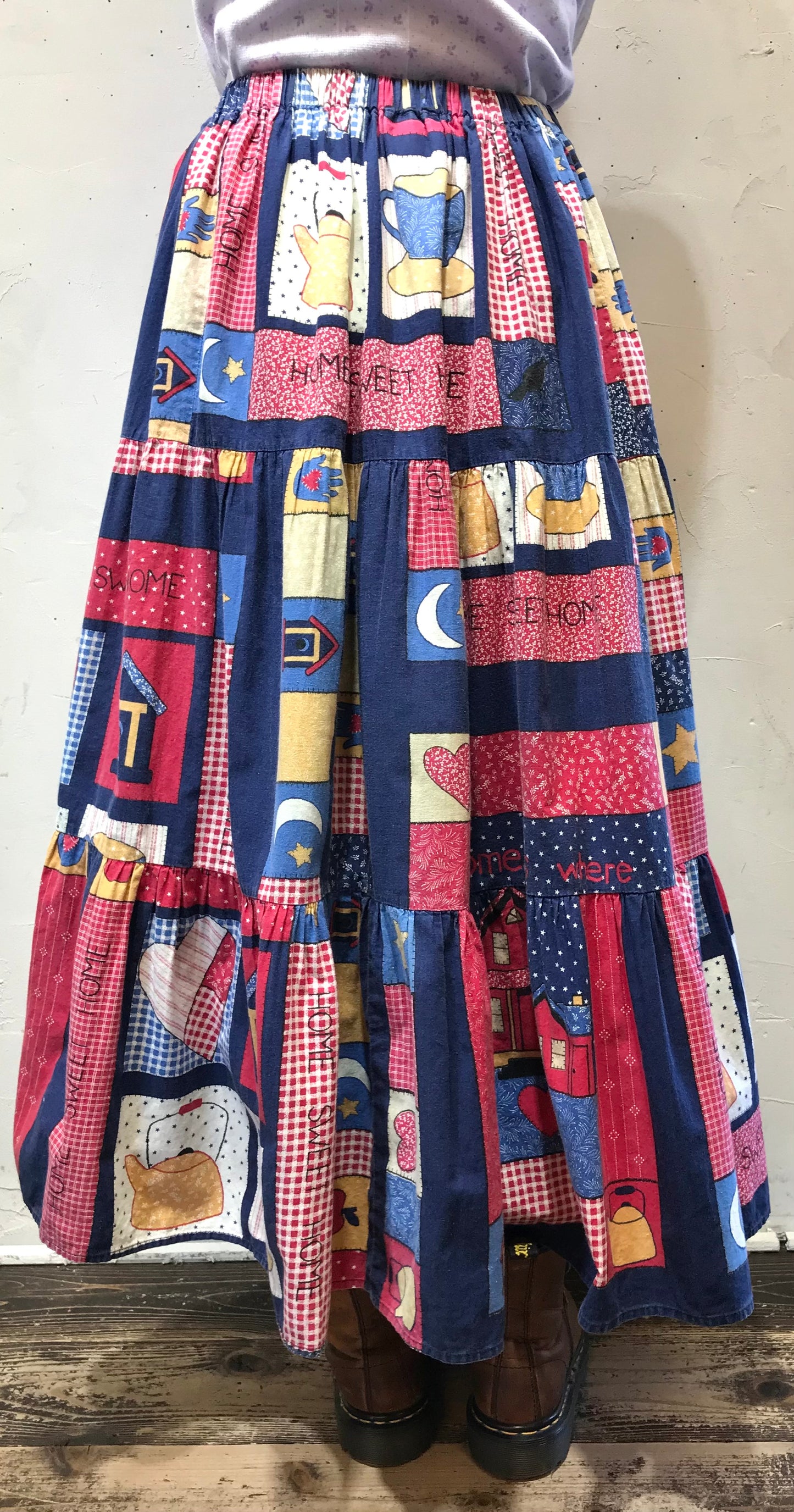 Vintage Tiered Skirt [L25735]