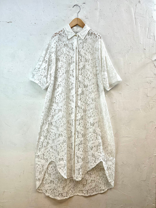 Vintage Lace Dress　MADE IN ITALY [D29971]