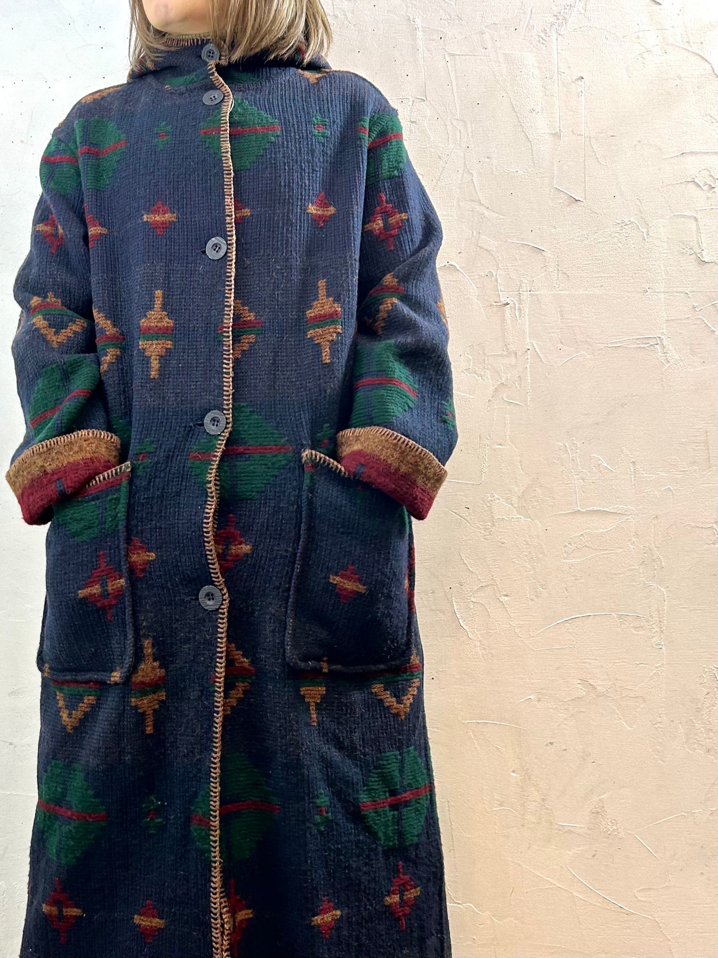 Vintage Reversible Blanket Coat 〜WOOL RICH〜[K28870]