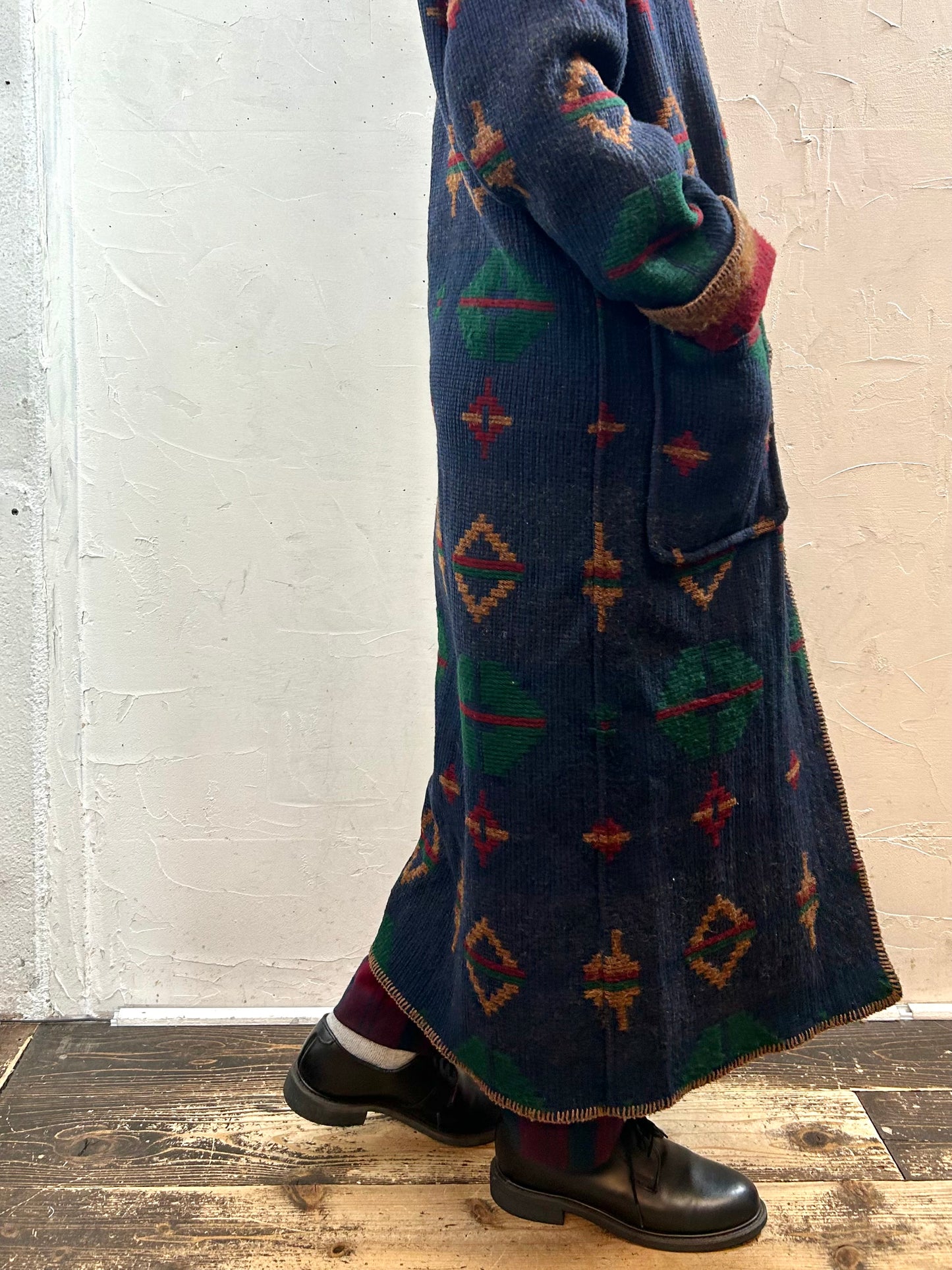 Vintage Reversible Blanket Coat 〜WOOL RICH〜[K28870]