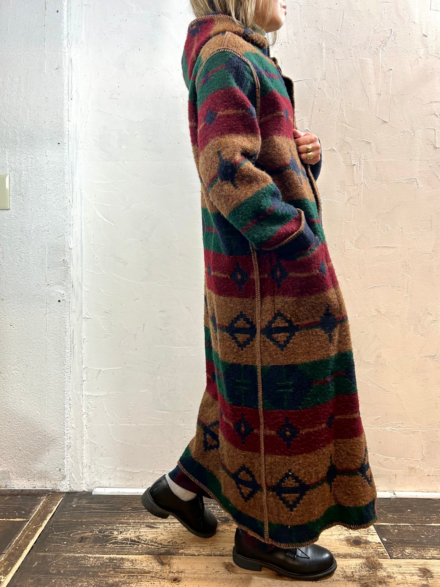 Vintage Reversible Blanket Coat 〜WOOL RICH〜[K28870]