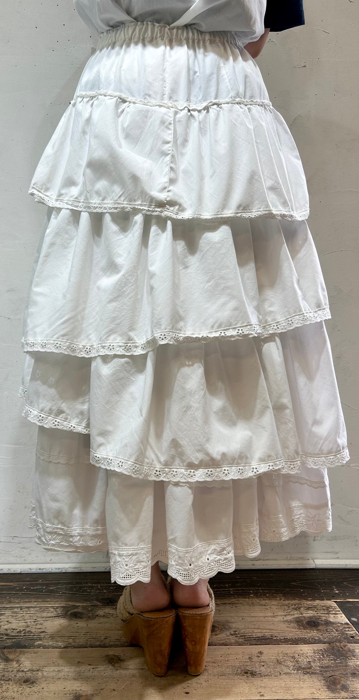 Vintage Tiered Skirt [D26715]