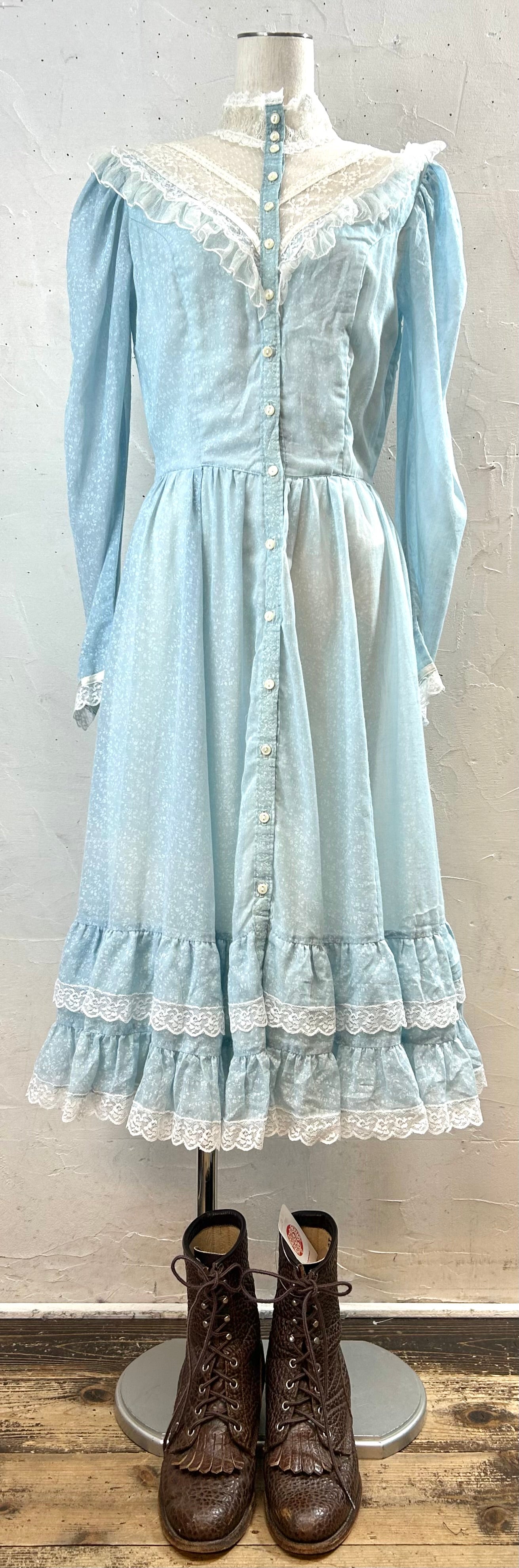 ’70s Vintage Dress〜GUNNE SAX 〜[A29341］