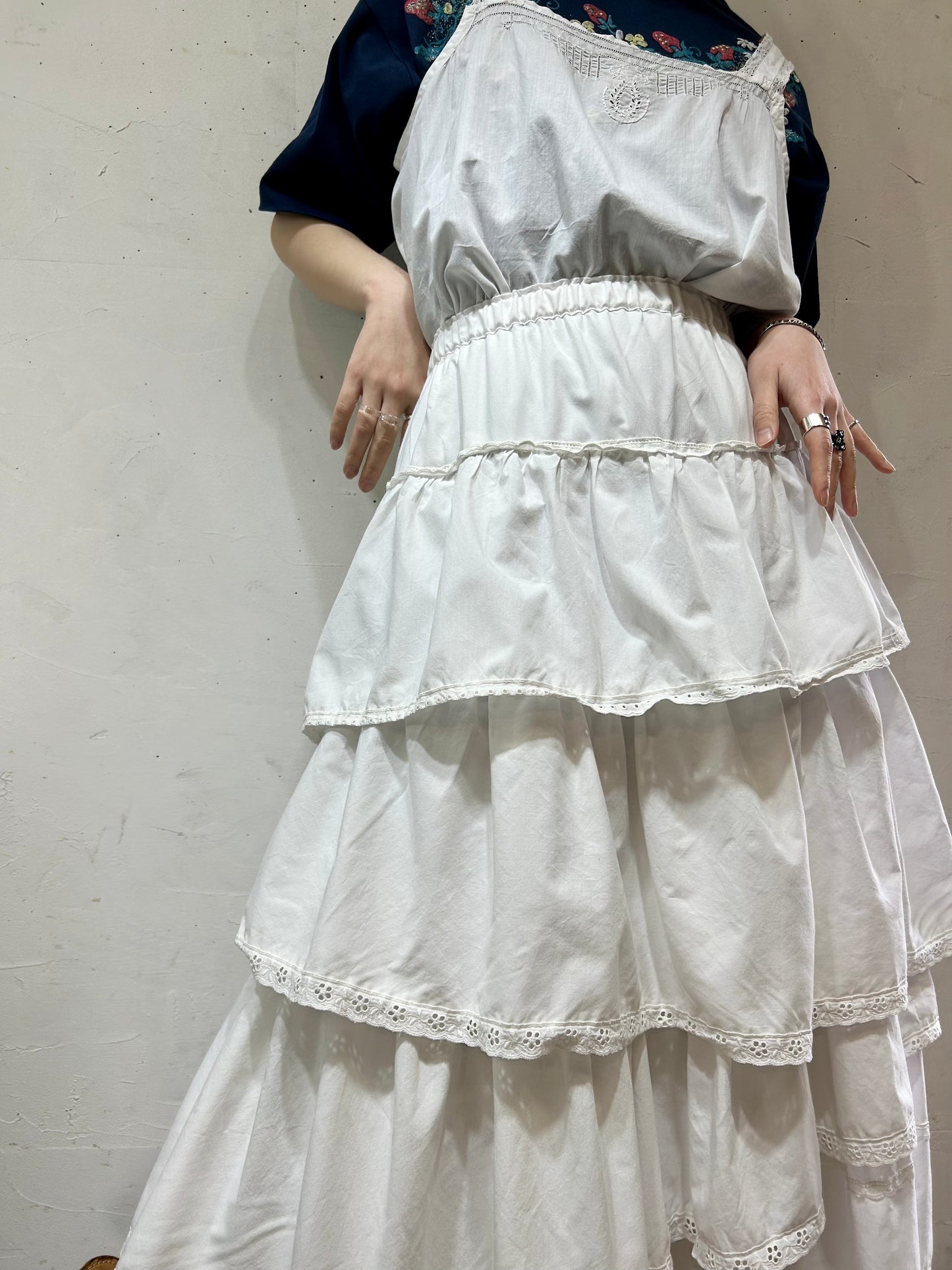 Vintage Tiered Skirt [D26715]