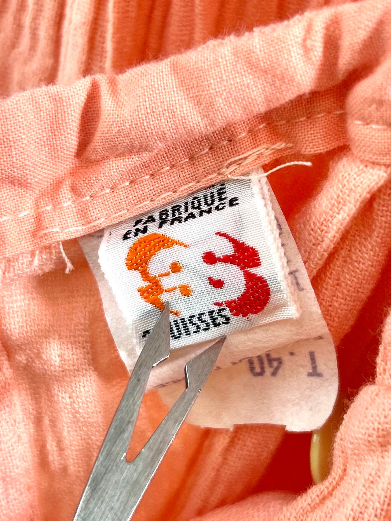 Vintage Dress FABRIQUE EN FRANCE [E30188]