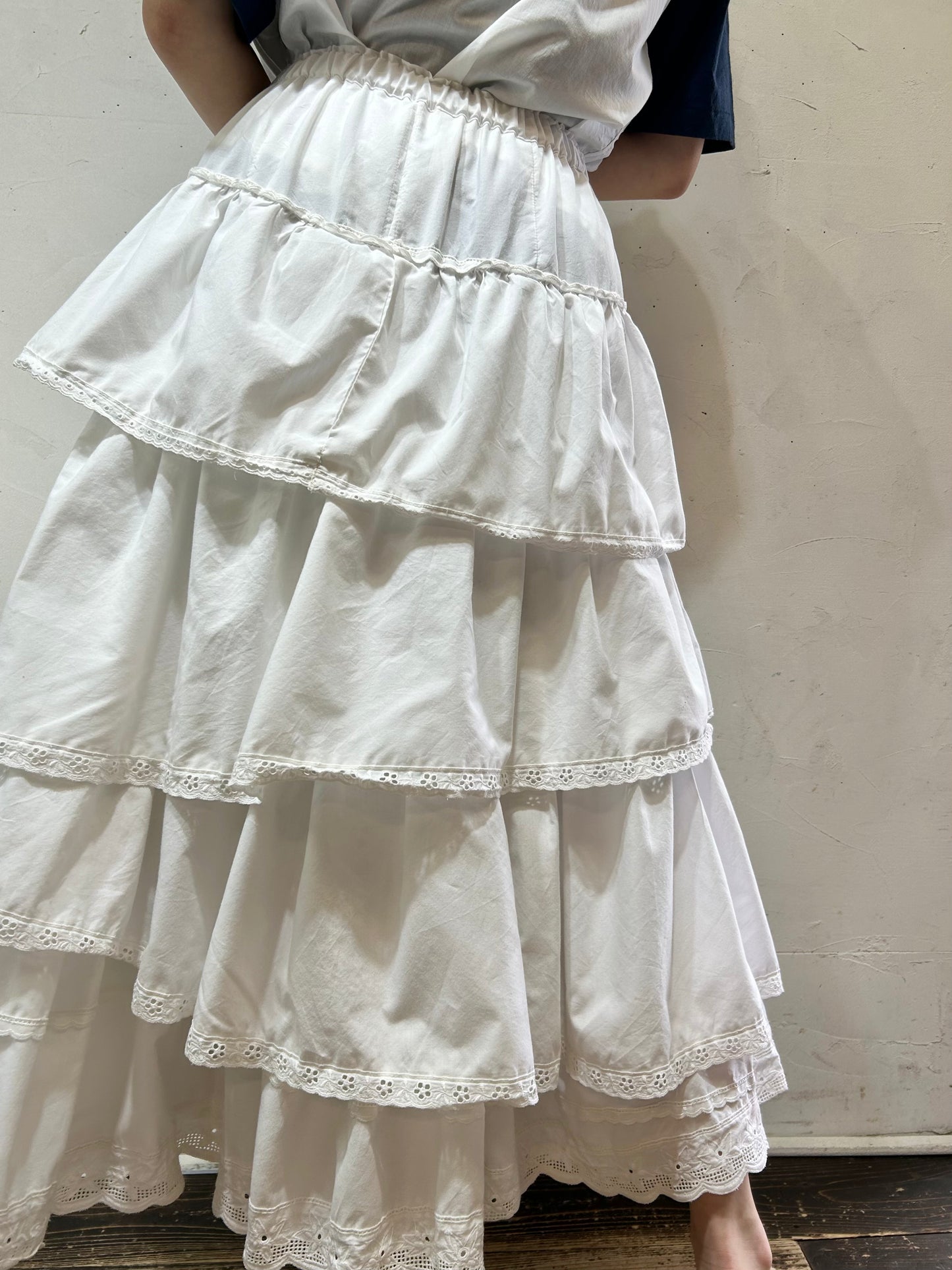 Vintage Tiered Skirt [D26715]