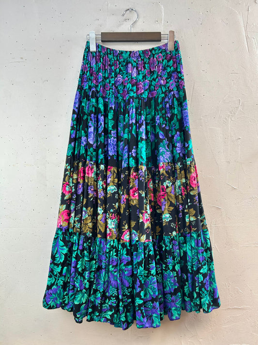 Vintage Tiered Skirt [F30406]