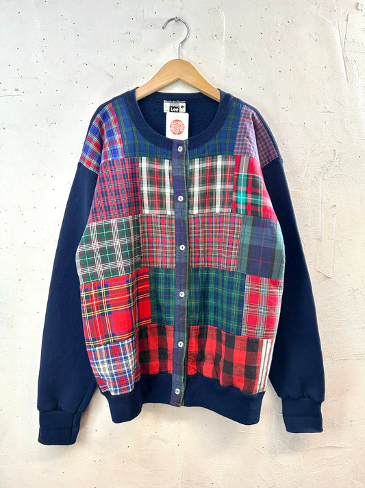 Vintage Sweat Custom Cardigan 〜Lee〜 MADE IN USA [A29548]