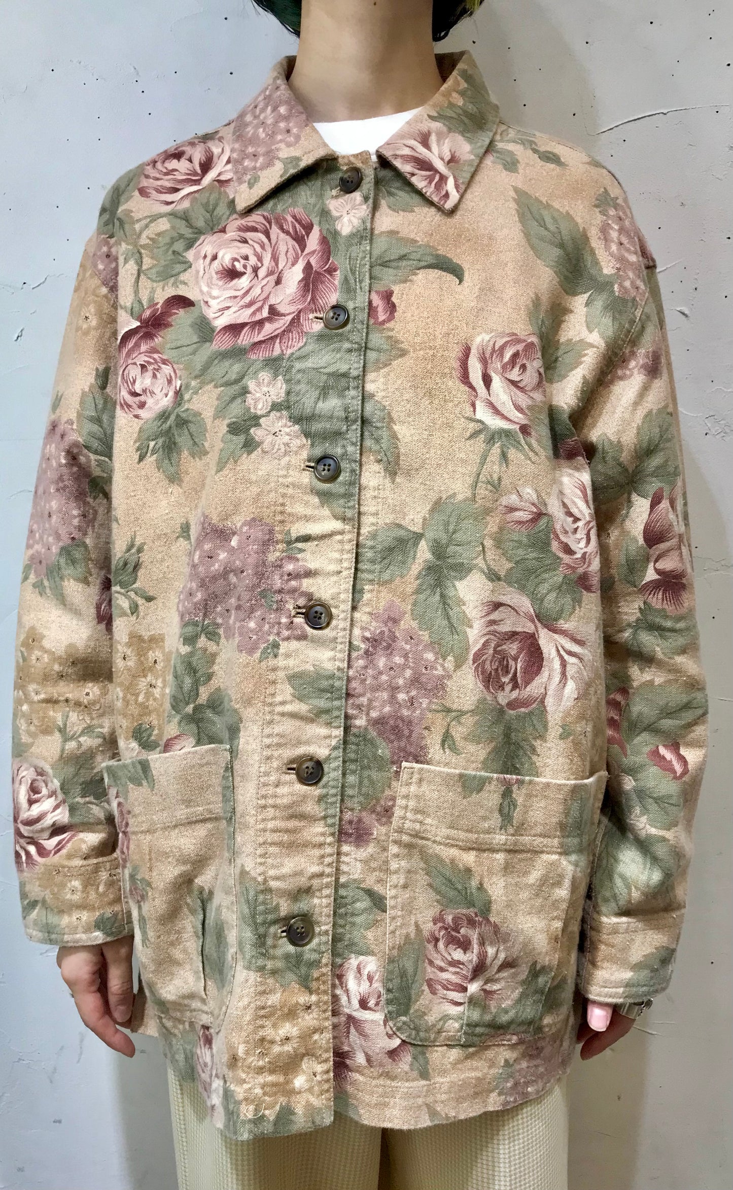 Vintage Cotton Linen Jacket [H21319]