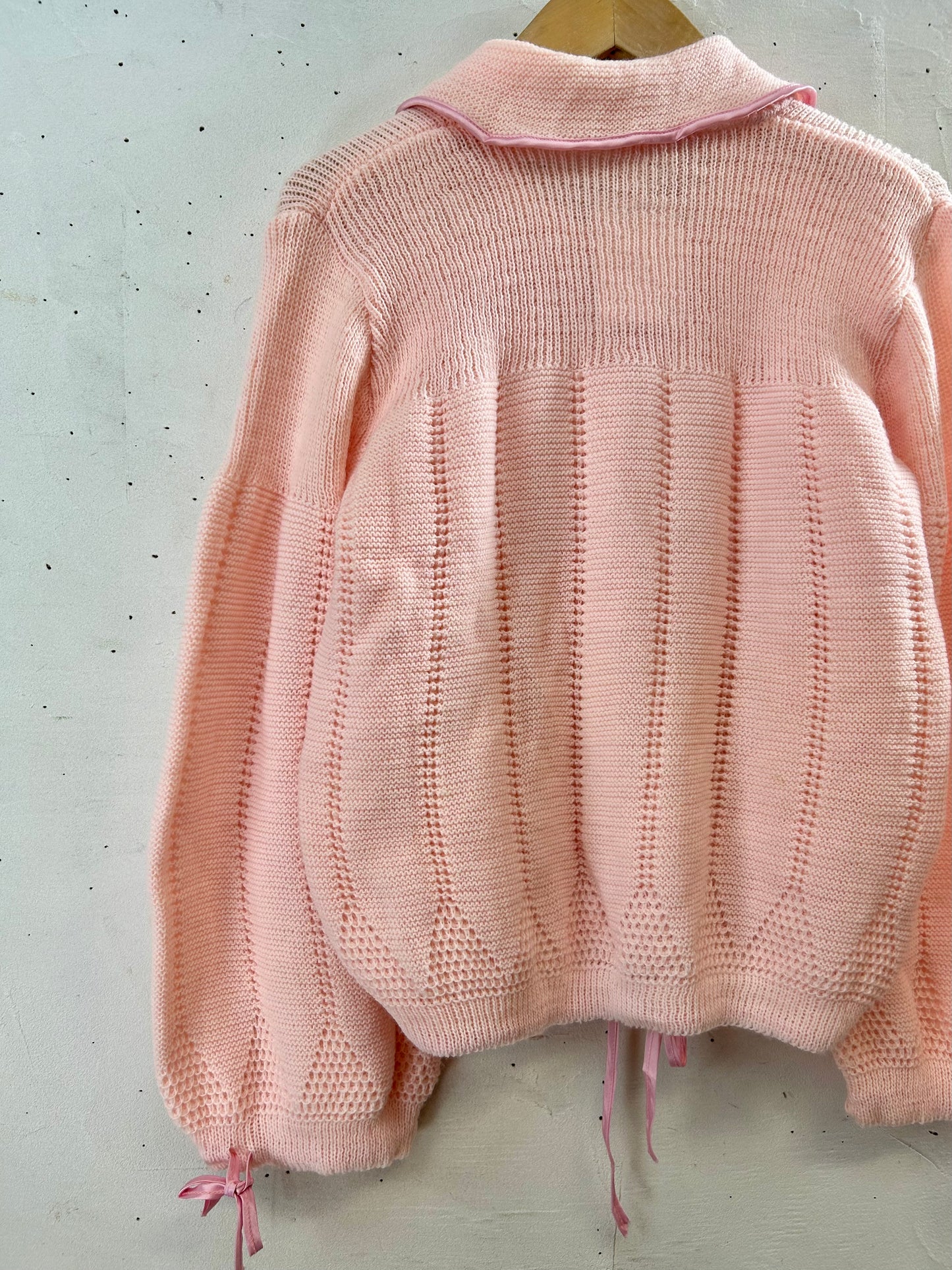 Vintage Light Knit Cardigan MADE IN ITALY [I28444]