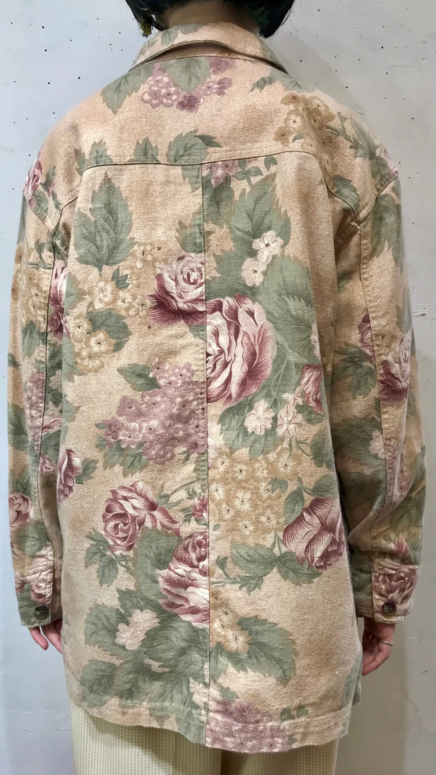 Vintage Cotton Linen Jacket [H21319]