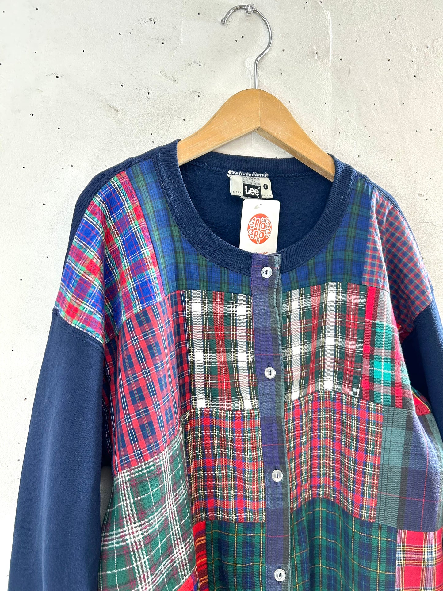 Vintage Sweat Custom Cardigan 〜Lee〜 MADE IN USA [A29548]
