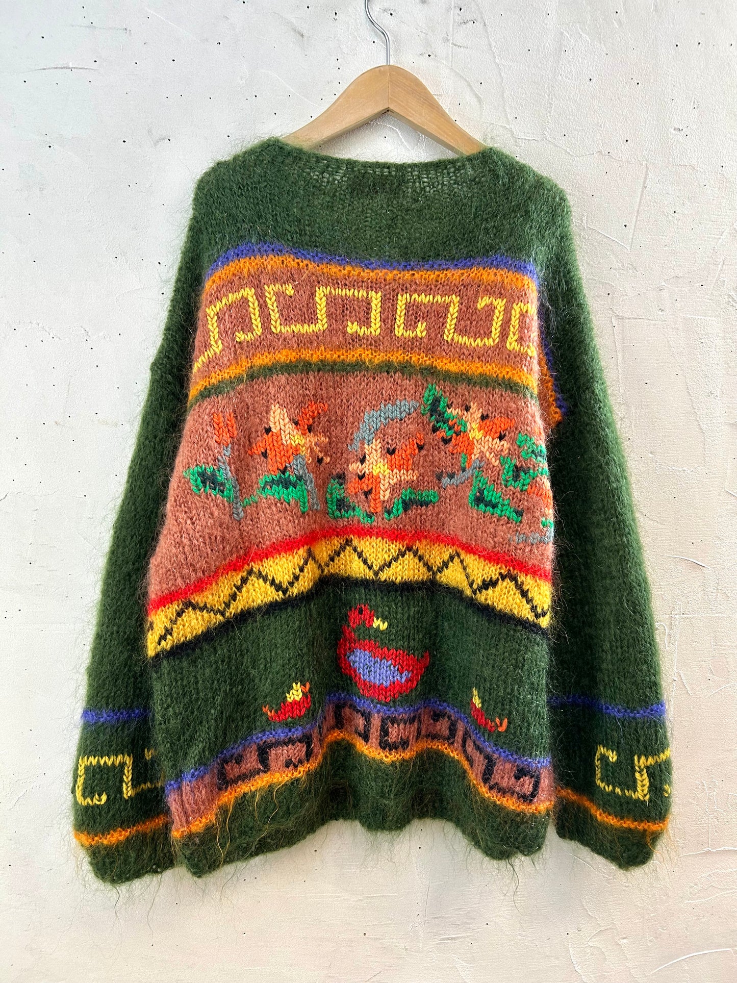 Vintage Mohair Knit Cardigan　MADE IN ITALY [K28871]