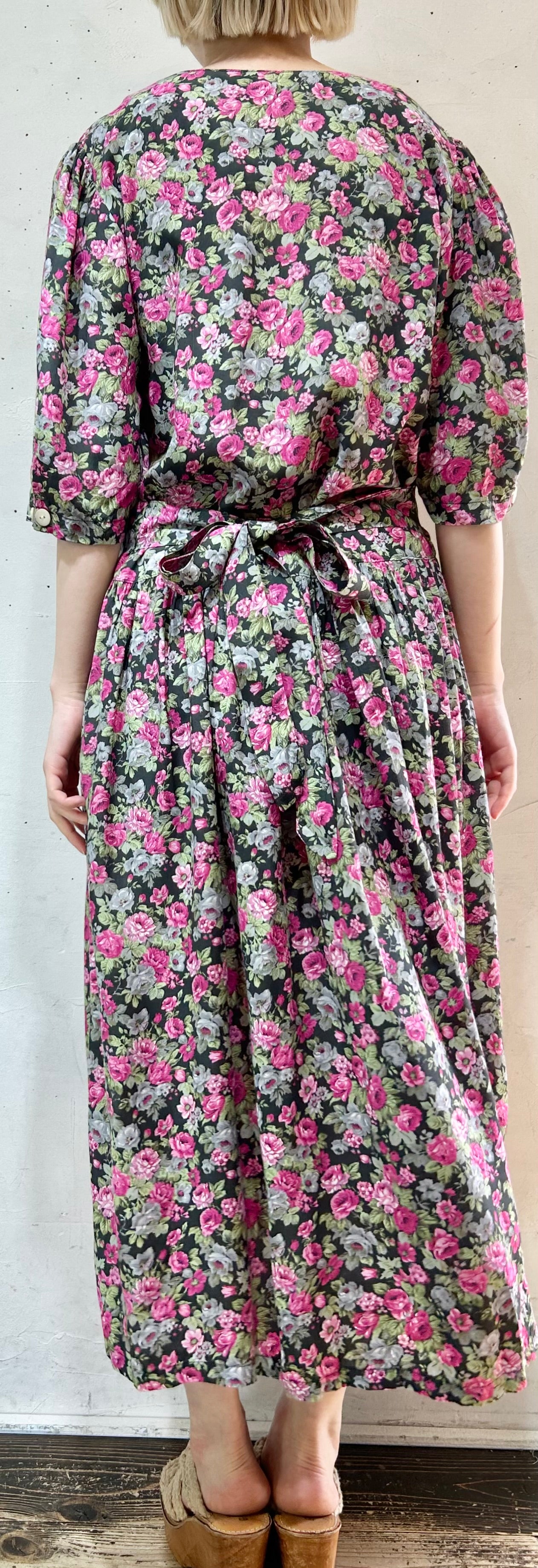 Vintage Viscose Dress MADE IN ITALY [E26435]