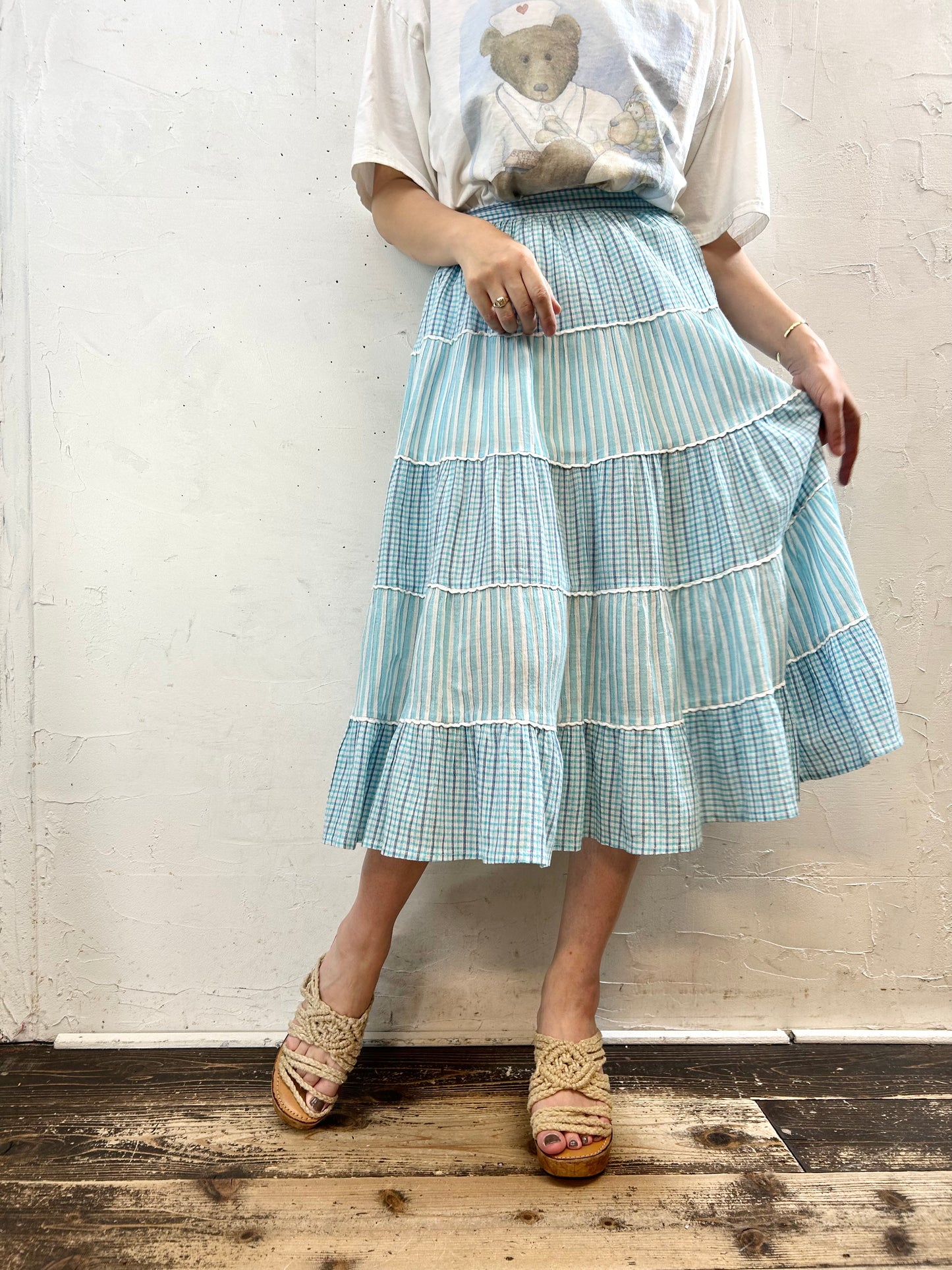 Vintage Tiered Skirt [G27889]