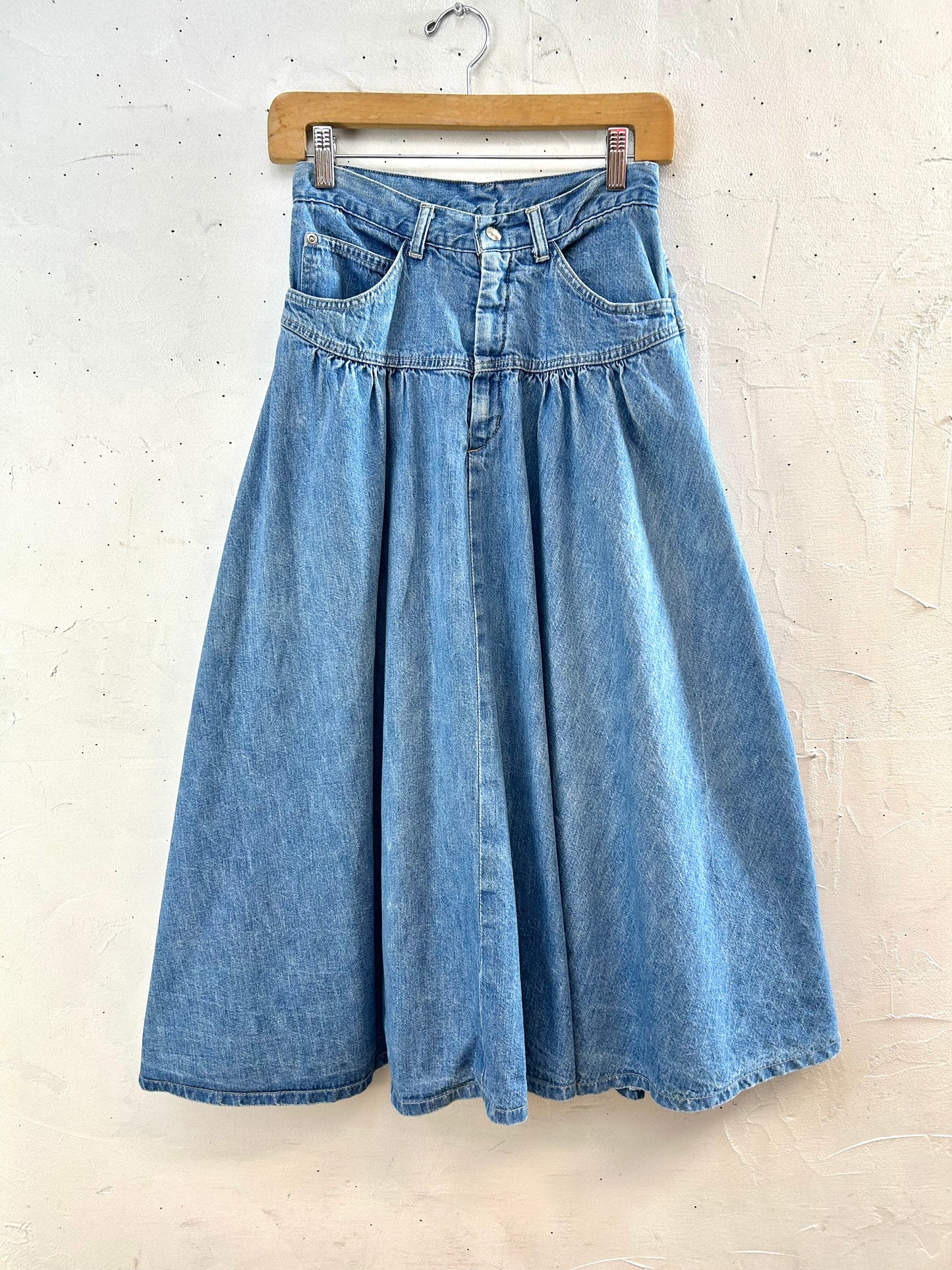 Vintage Denim Skirt  [I28874]