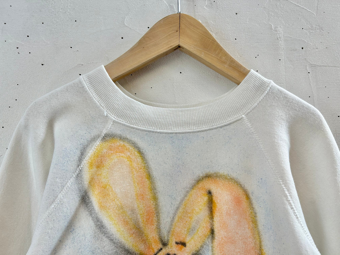 ’80s Vintage Hand Painted Sweat MADE IN THE USA [I28440]