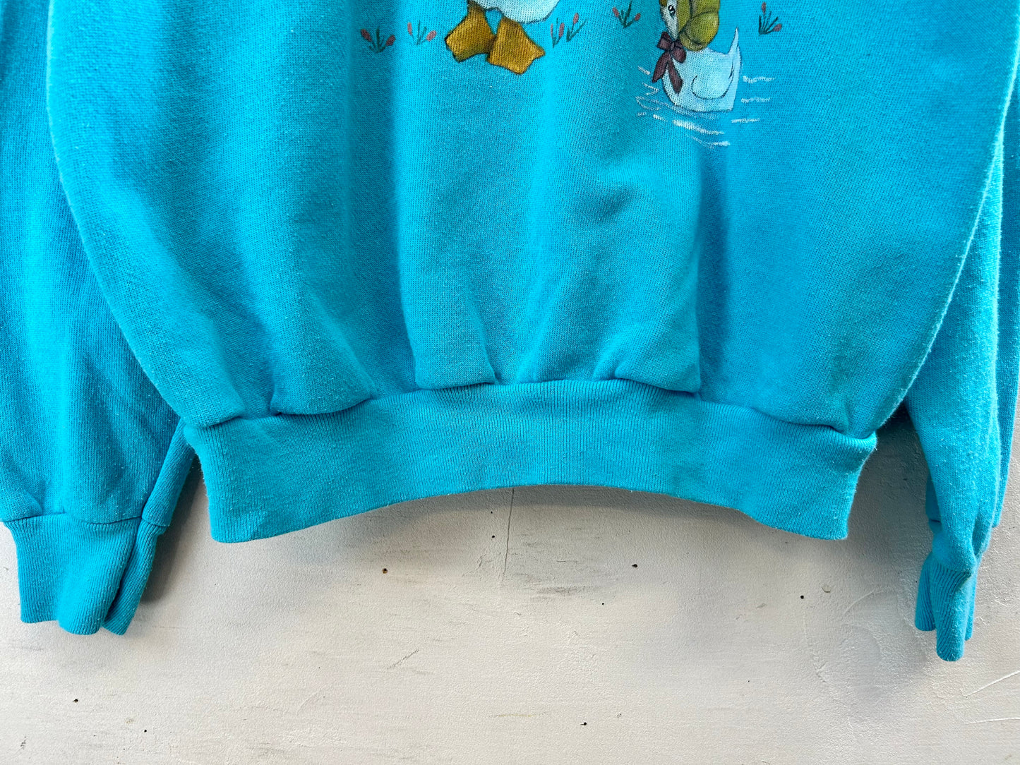 Vintage Hand Painted Sweat MADE IN USA [I28439]