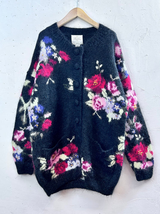 Vintage Hand Knit Cardigan [L29110]