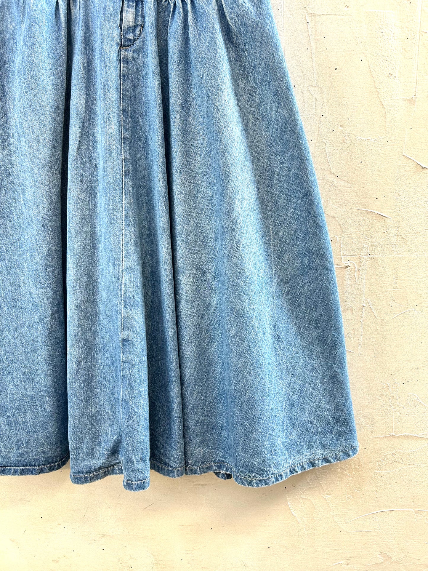 Vintage Denim Skirt  [I28874]