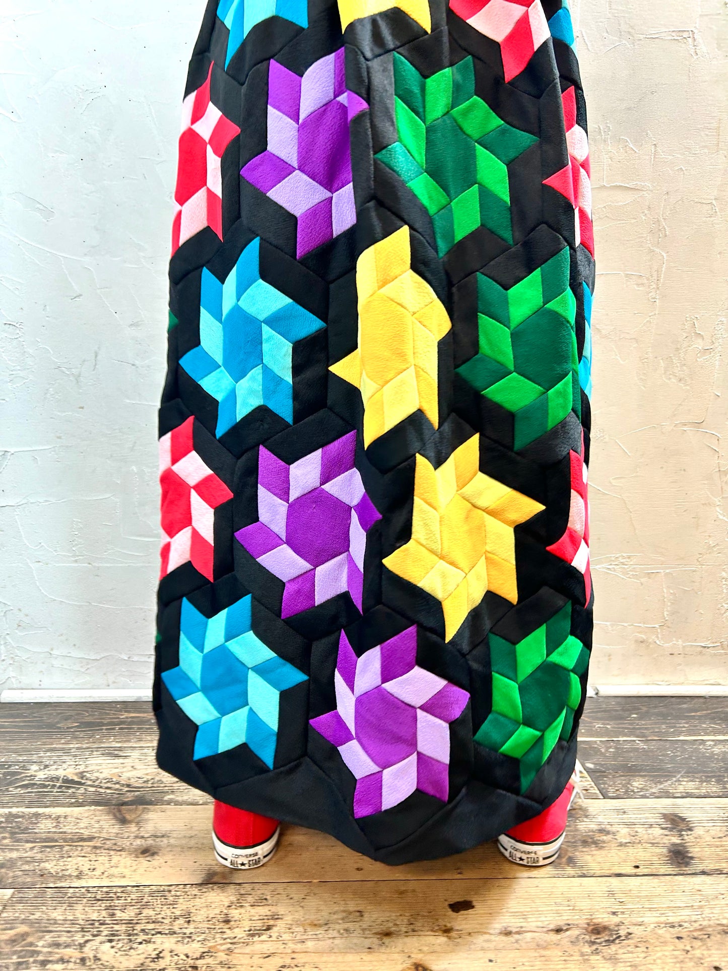 ’70s Vintage Patchwork Skirt [F27748]