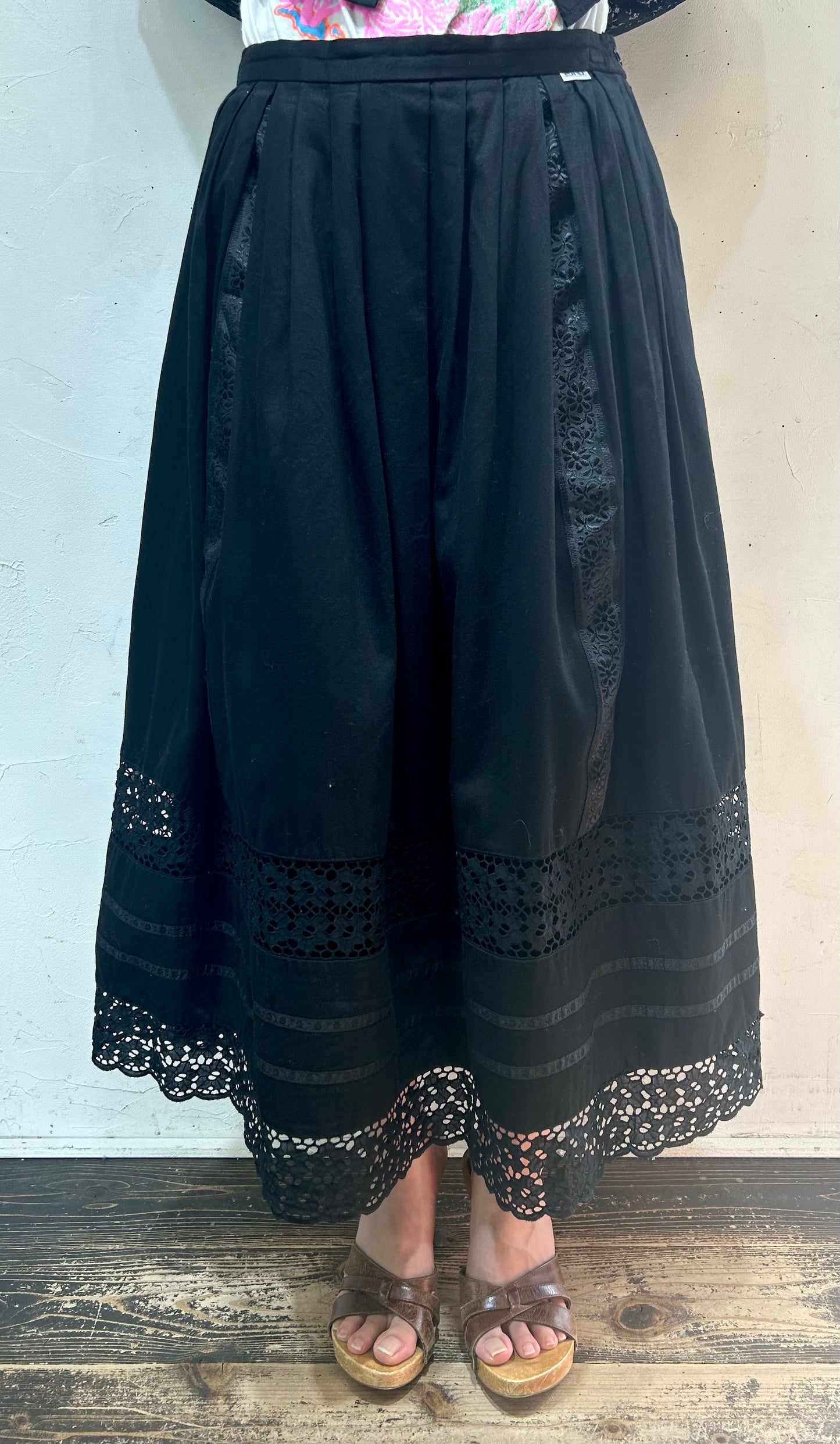 Vintage Cotton Skirt [I24890]