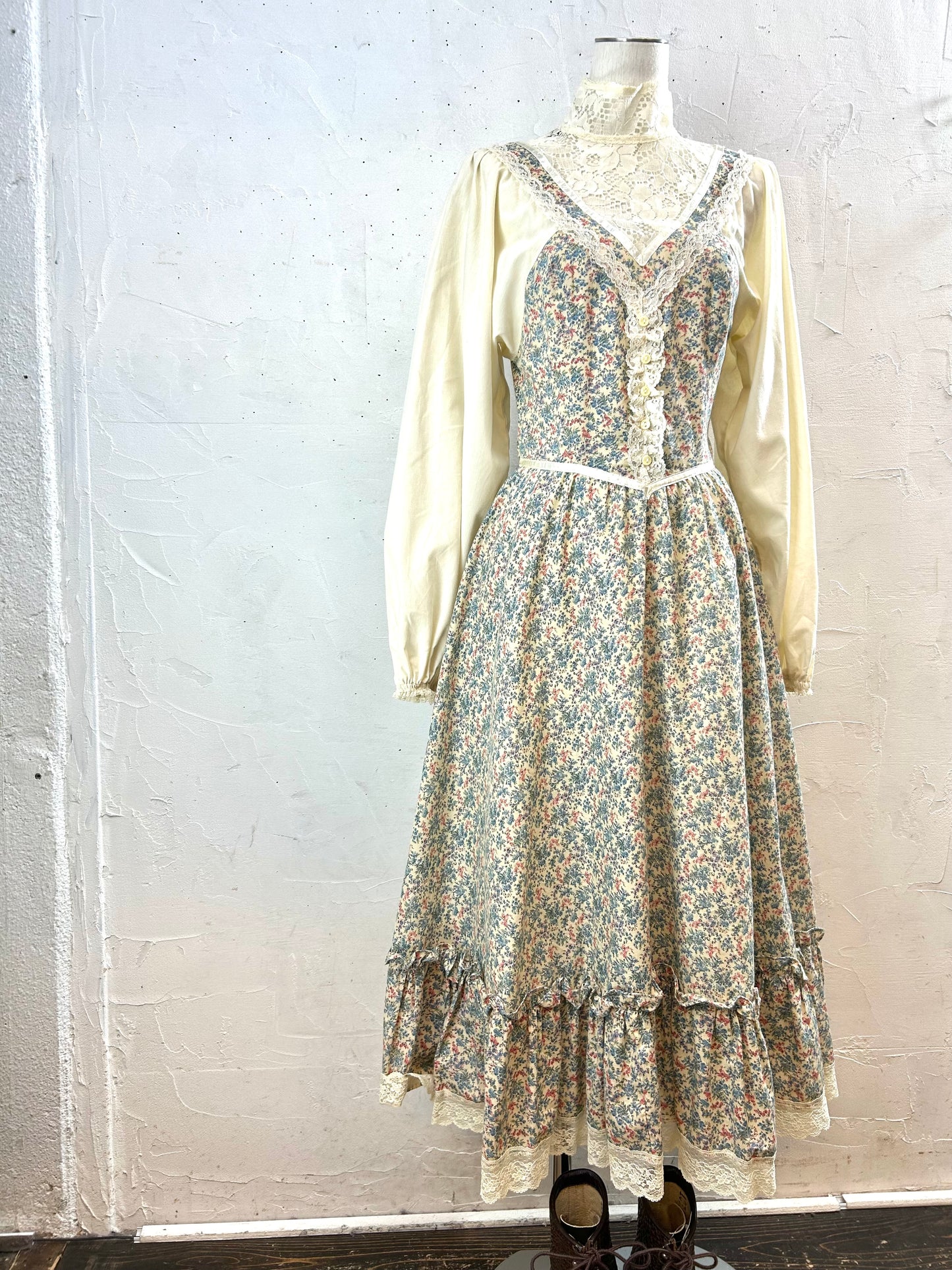 ’70s Vintage Dress〜GUNNE SAX 〜[A29343］