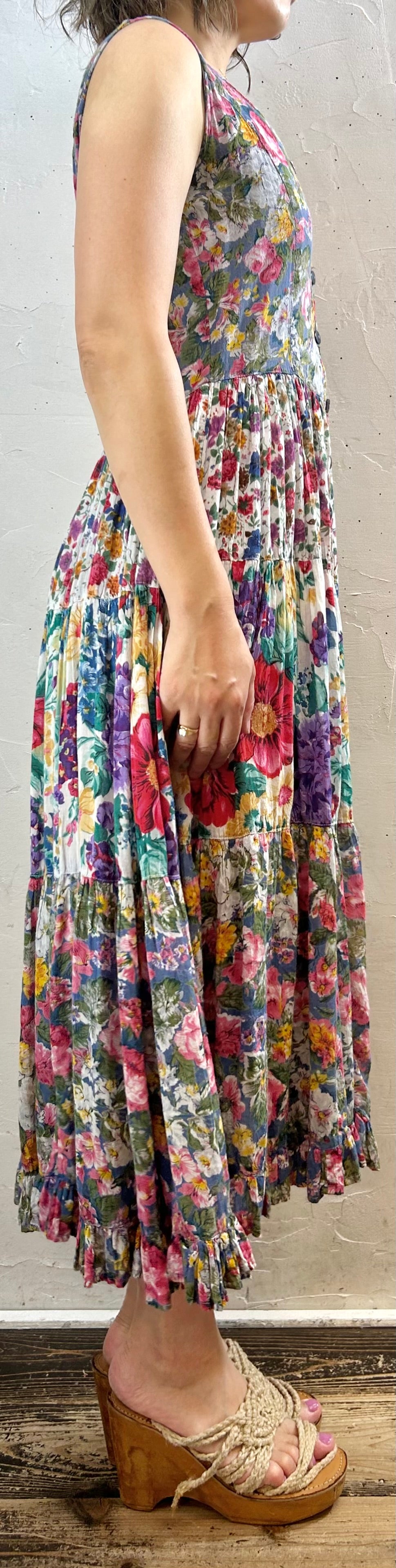 Vintage Rayon Dress 〜BILA〜[G28058]